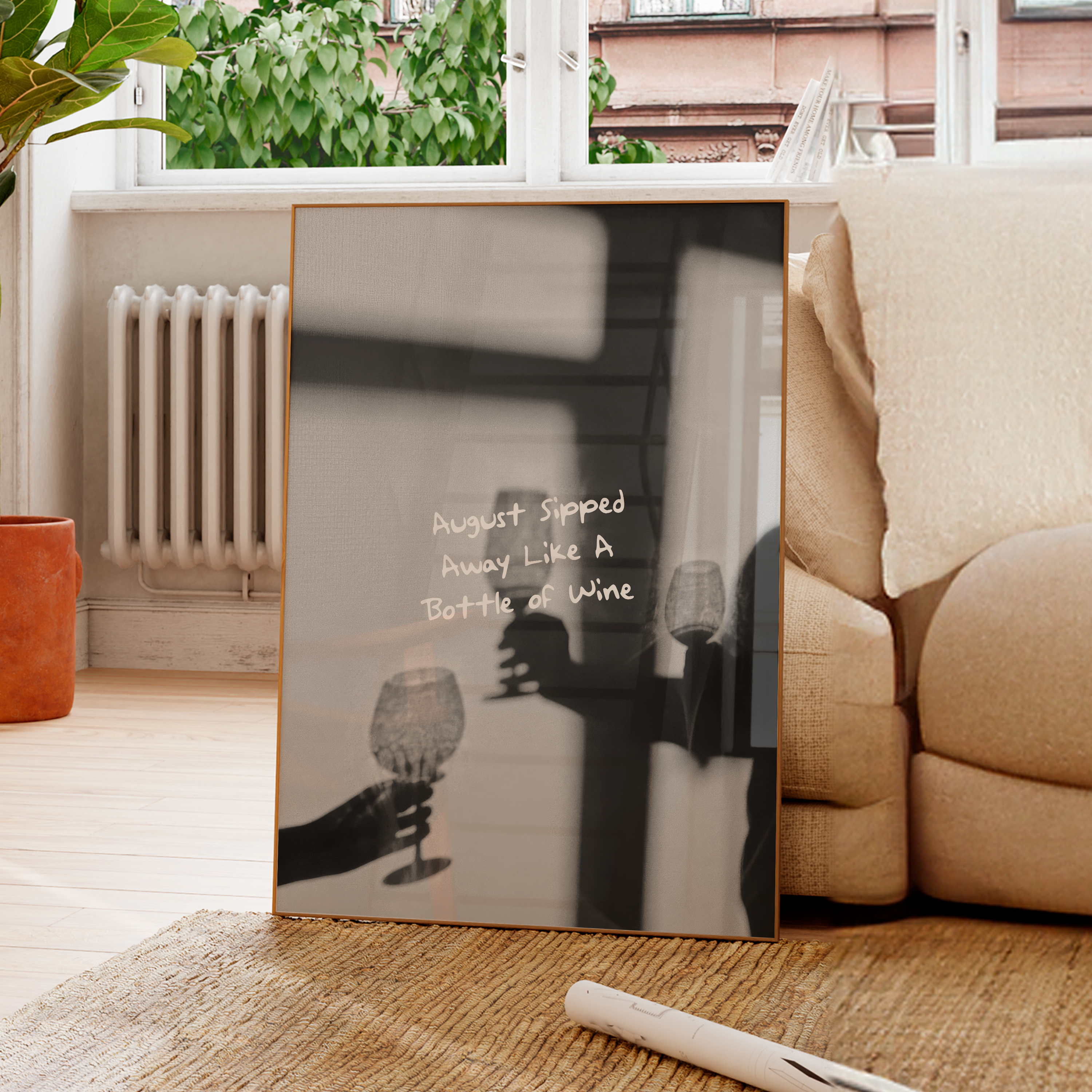 August Sipped Away Like Bottle of Wine.