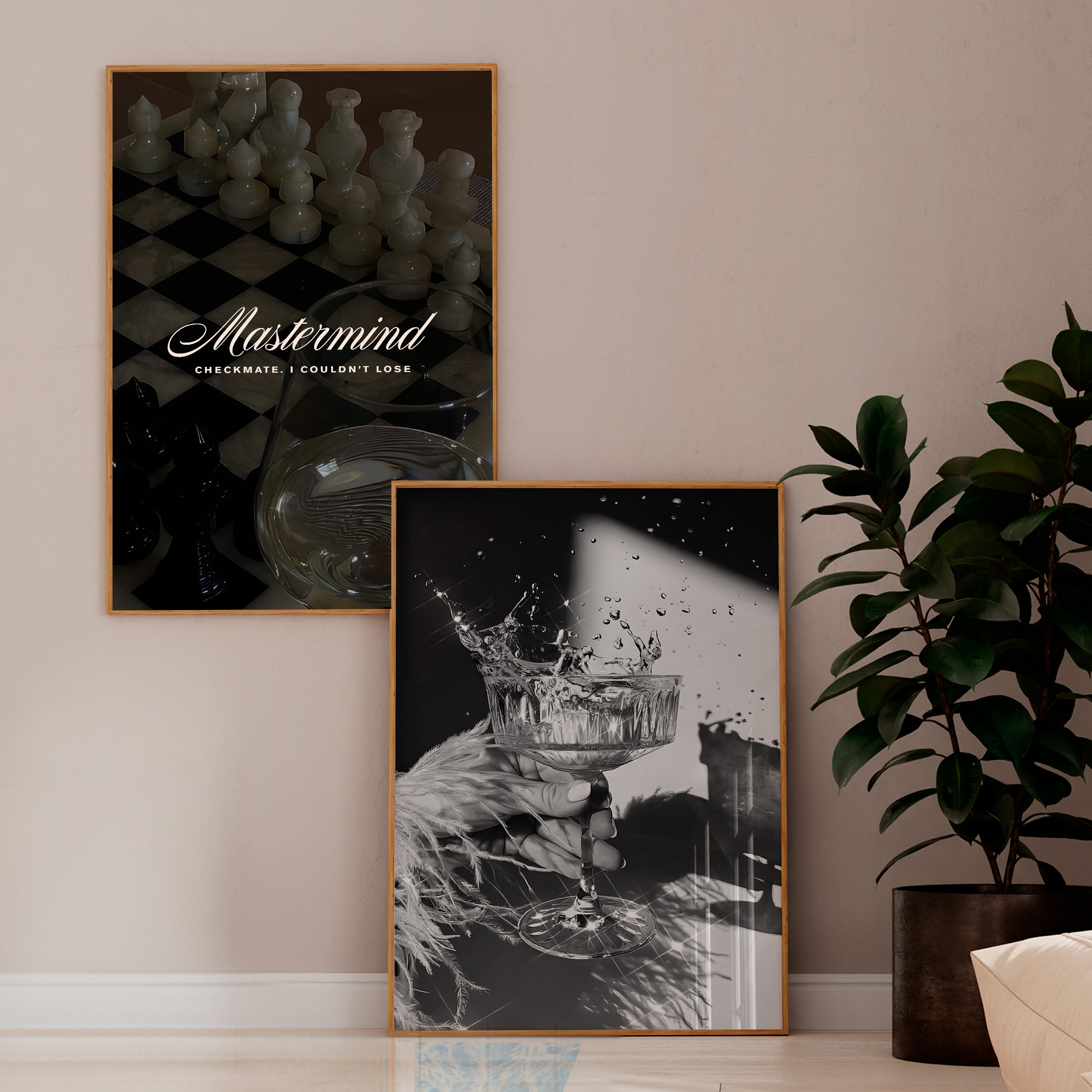 Champagne Glass Splash.