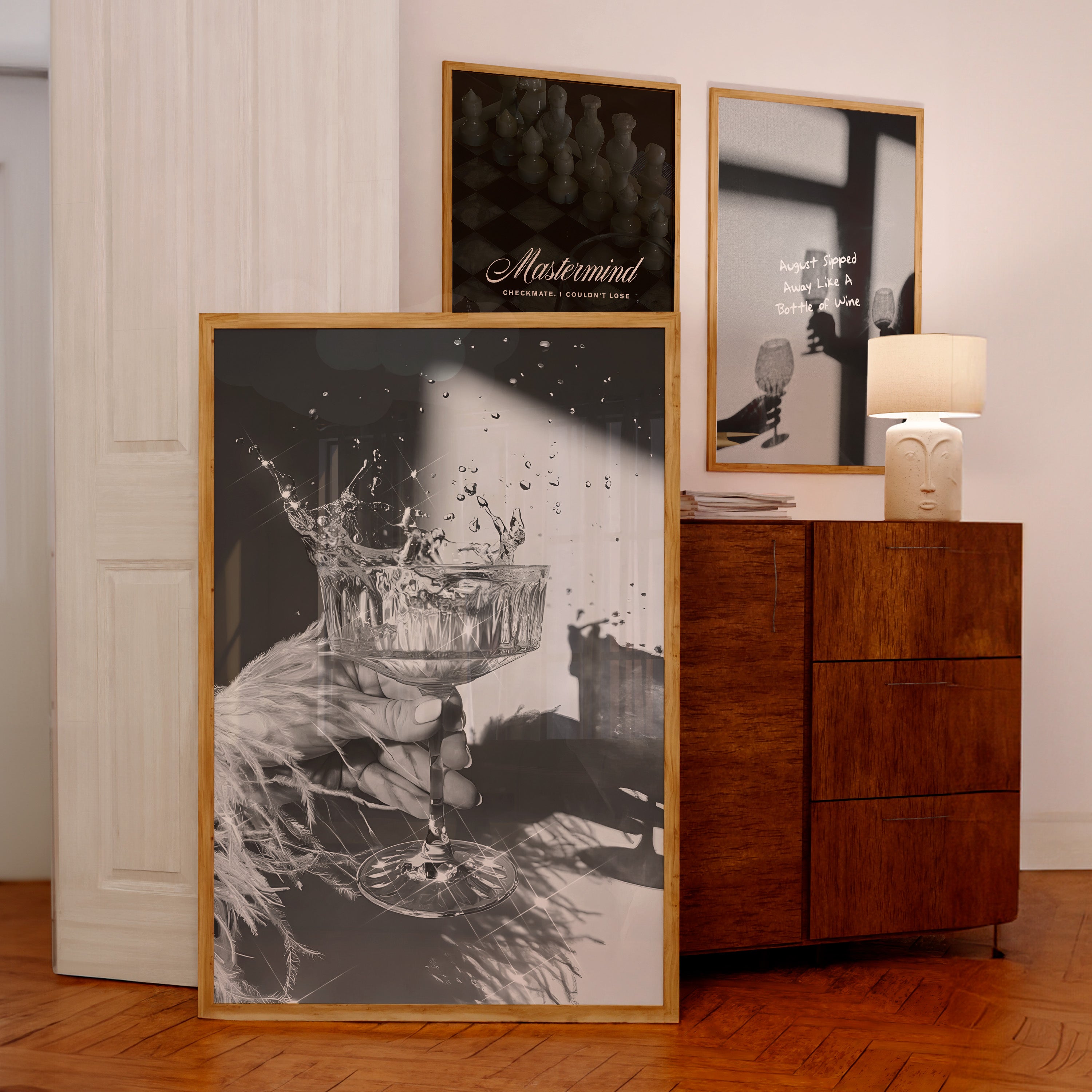 Champagne Glass Splash.