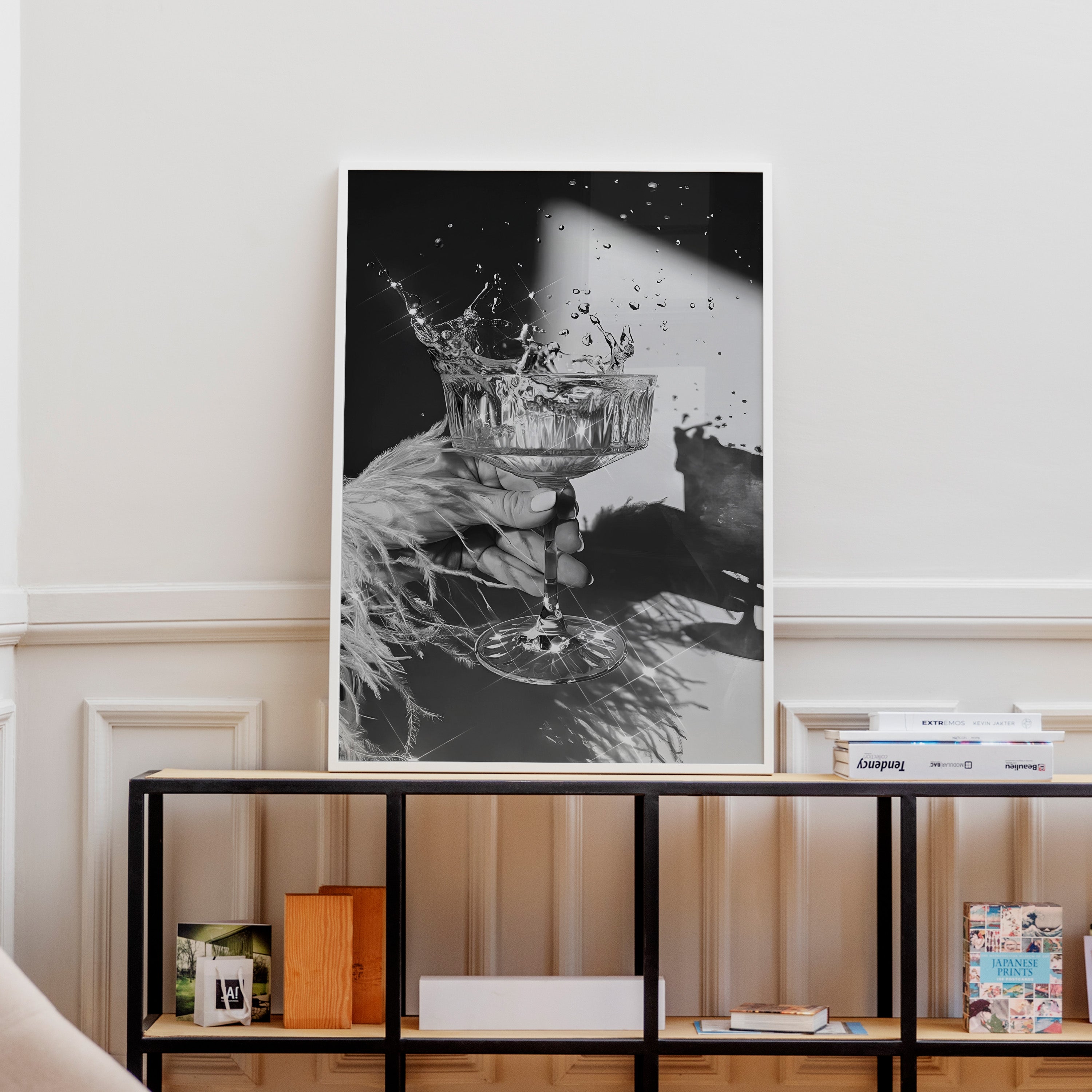 Champagne Glass Splash.