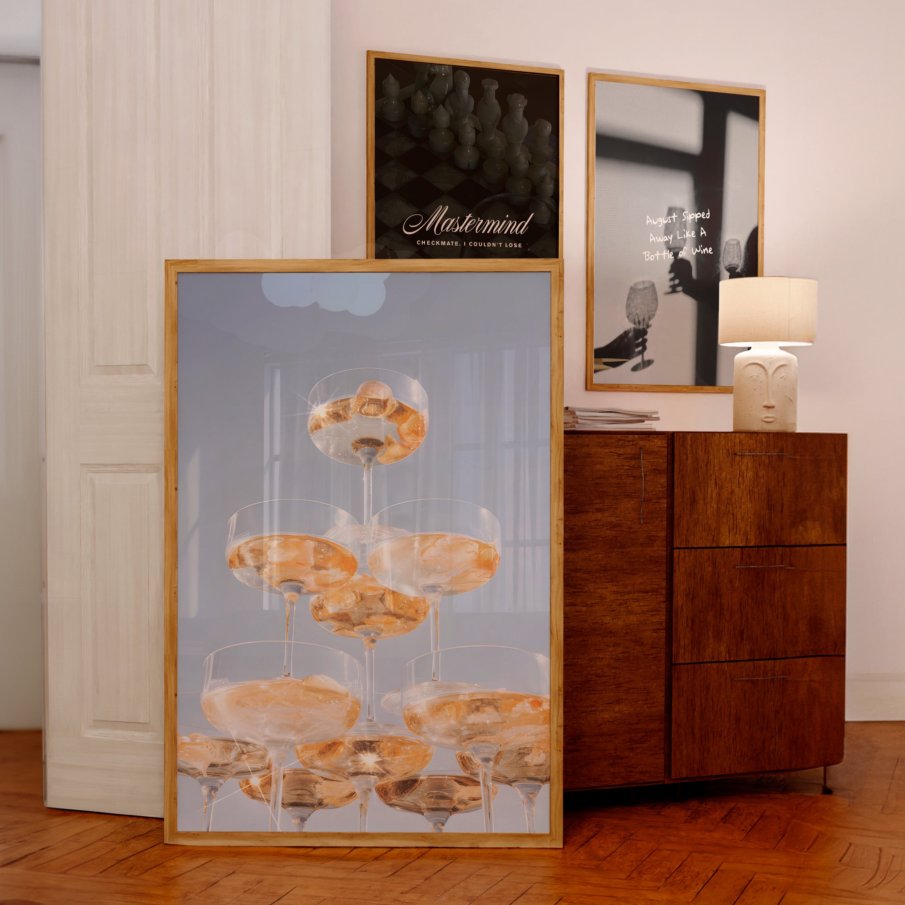 Champagne Tower Sparkles.