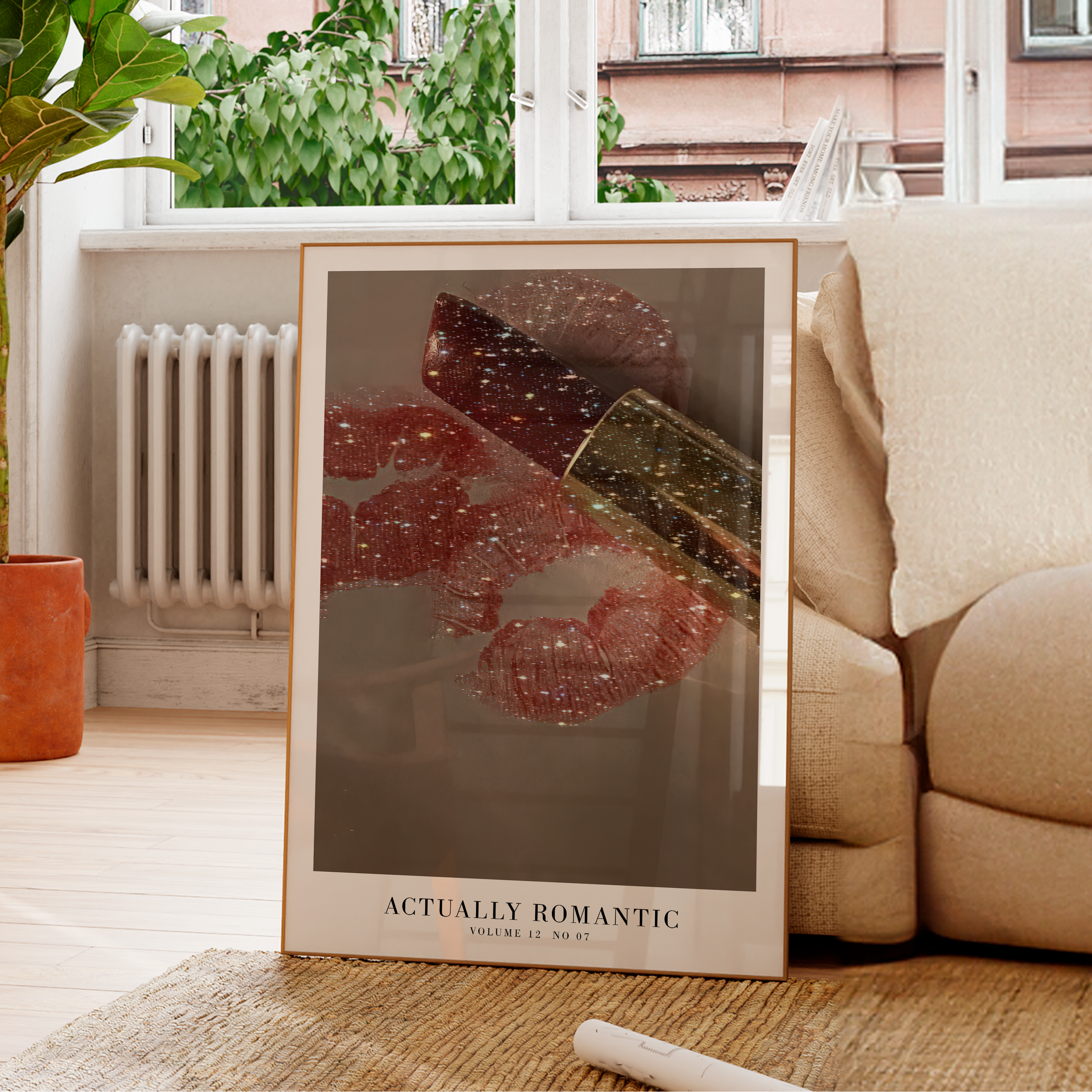 Romantic Haus Of Moods lyric poster featuring The Life of a Showgirl, minimal Swiftie aesthetic prints for showgirl fans