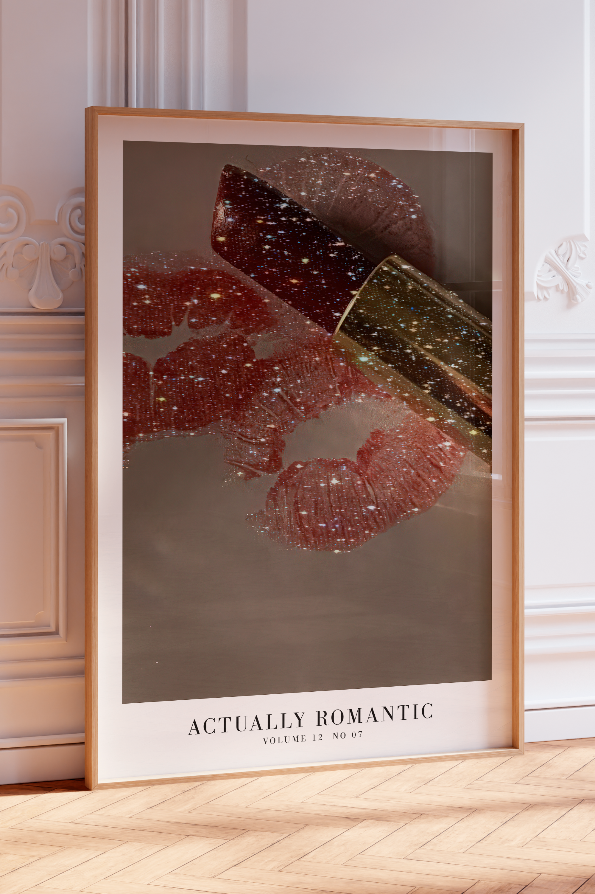 Romantic Haus Of Moods lyric poster featuring The Life of a Showgirl, minimal Swiftie aesthetic prints for showgirl fans