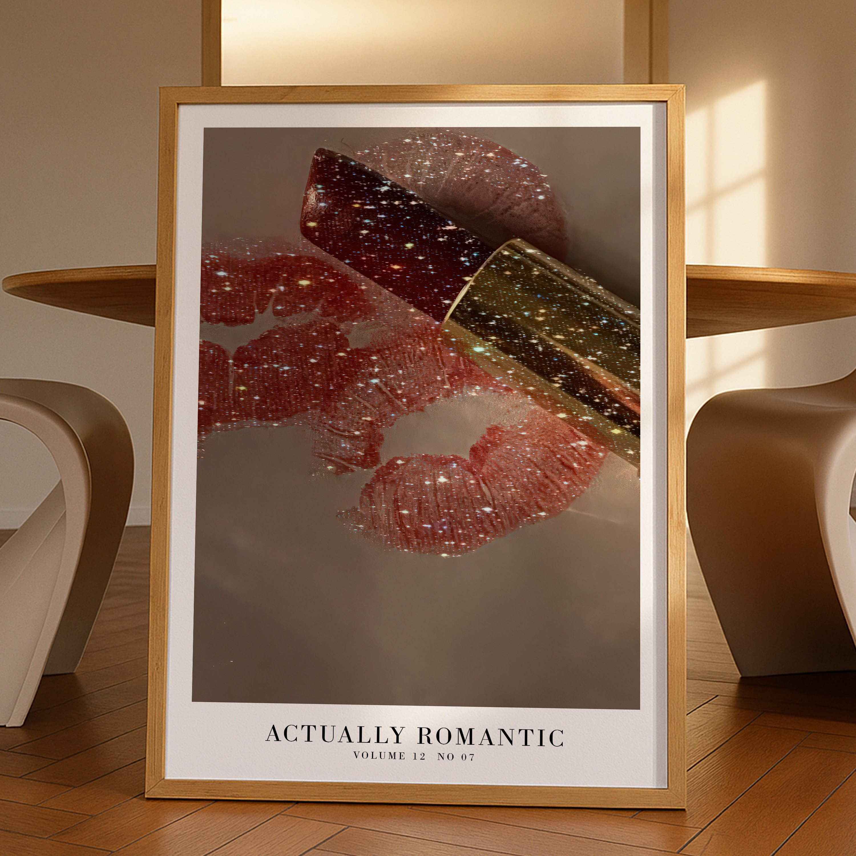 Romantic Haus Of Moods lyric poster featuring The Life of a Showgirl, minimal Swiftie aesthetic prints for showgirl fans