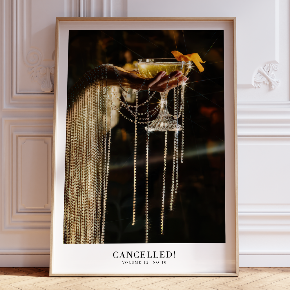 CANCELLED Life of a Showgirl Taylor Swift–inspired poster wall art print