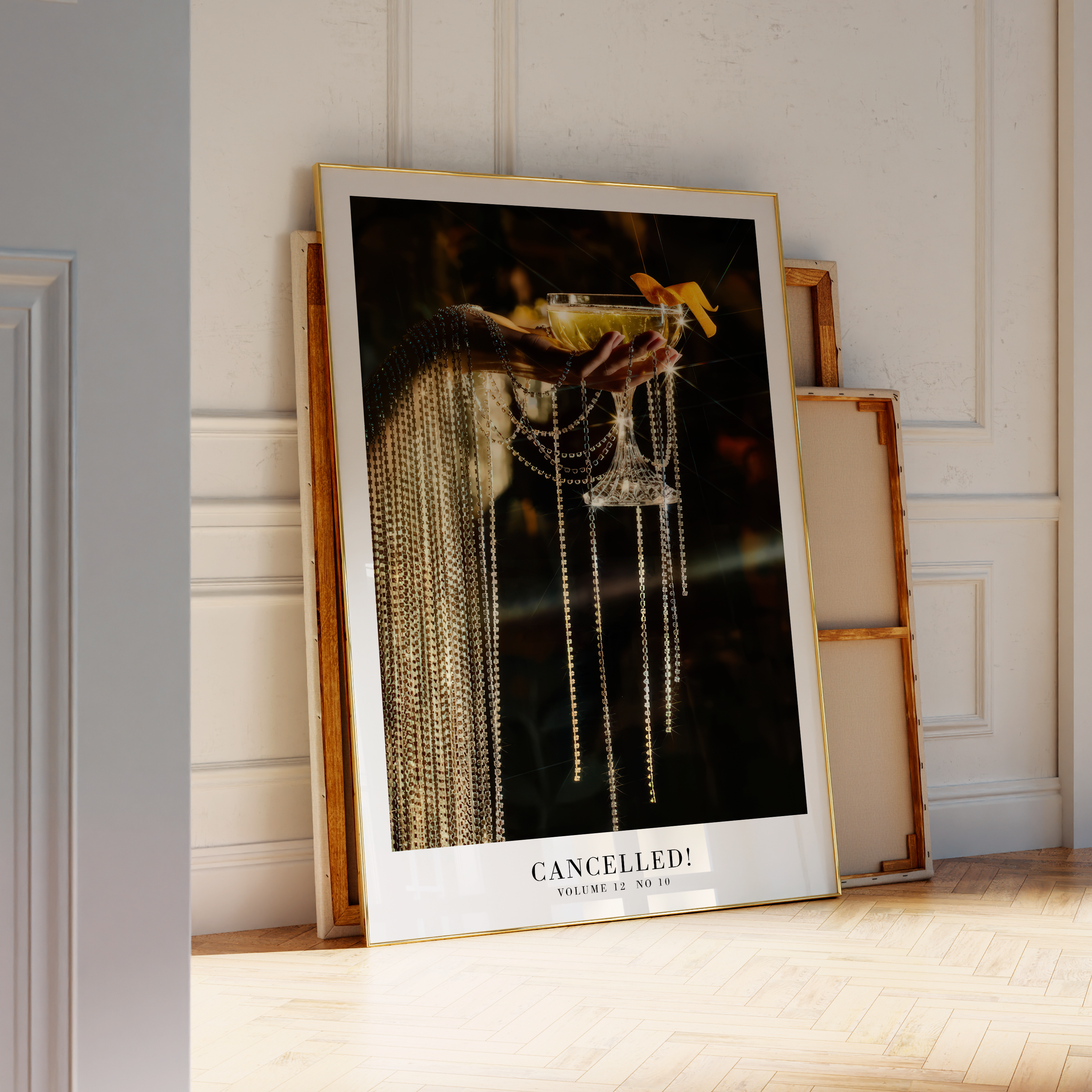 Showgirl wall art featuring aesthetic posters, Swiftie song posters, minimal design, bar cart prints celebrating life of a showgirl, Cancelled Poster