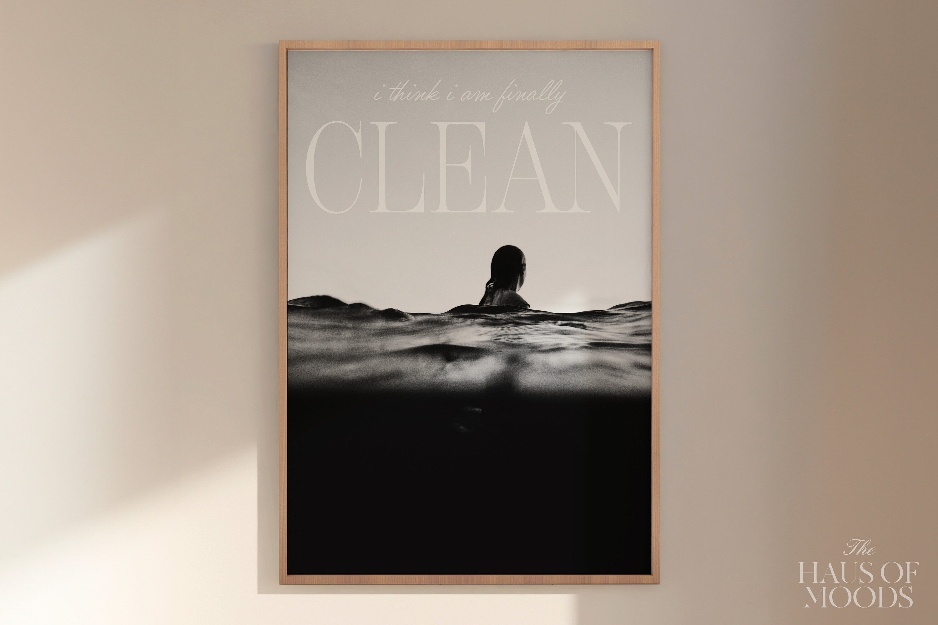 I Think I am Finally Clean.