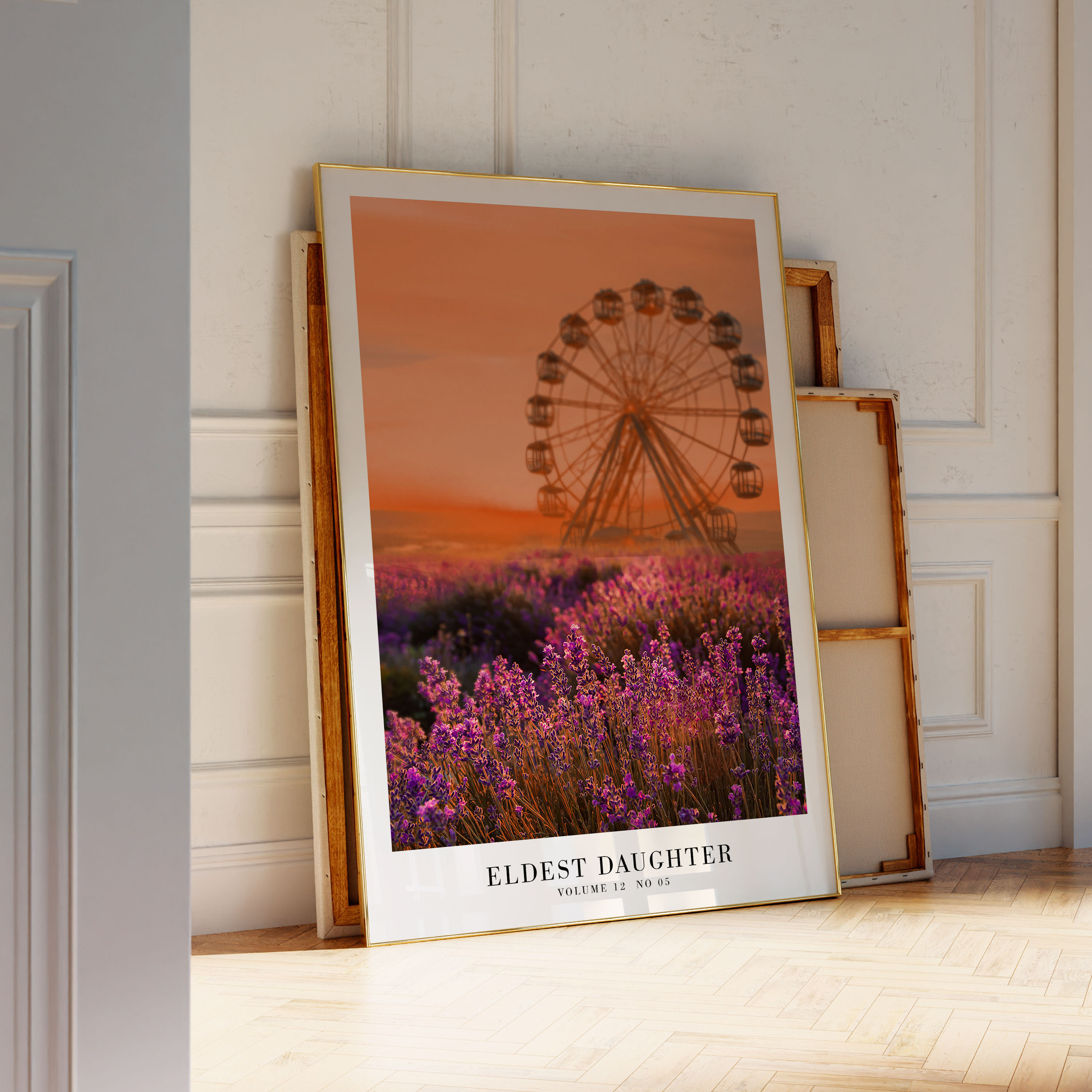 The Life of A Showgirl minimal song poster featuring the eldest daughter, perfect Swiftie gifts highlighting showgirl themes.