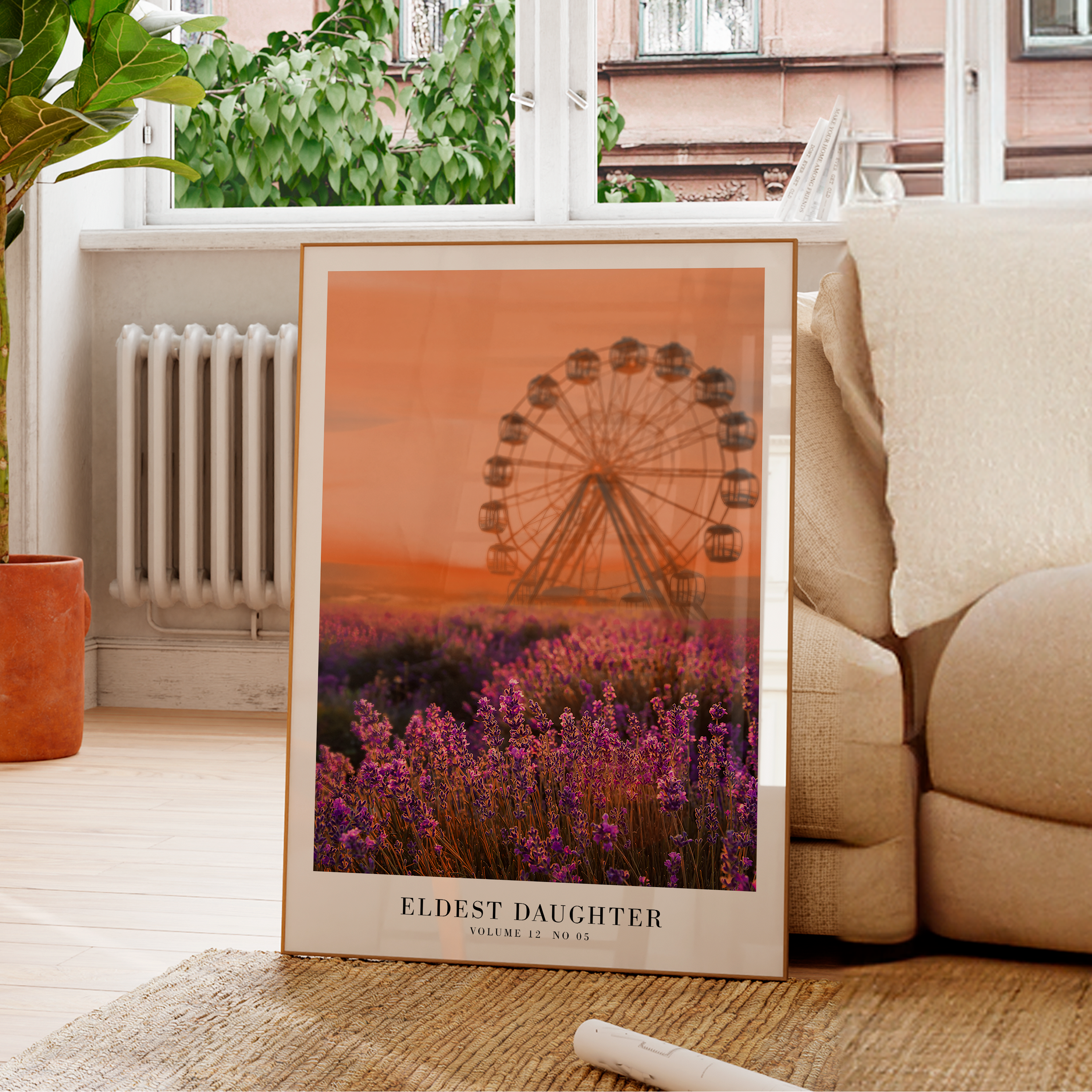 The Life of A Showgirl minimal song poster featuring the eldest daughter, perfect Swiftie gifts highlighting showgirl themes.