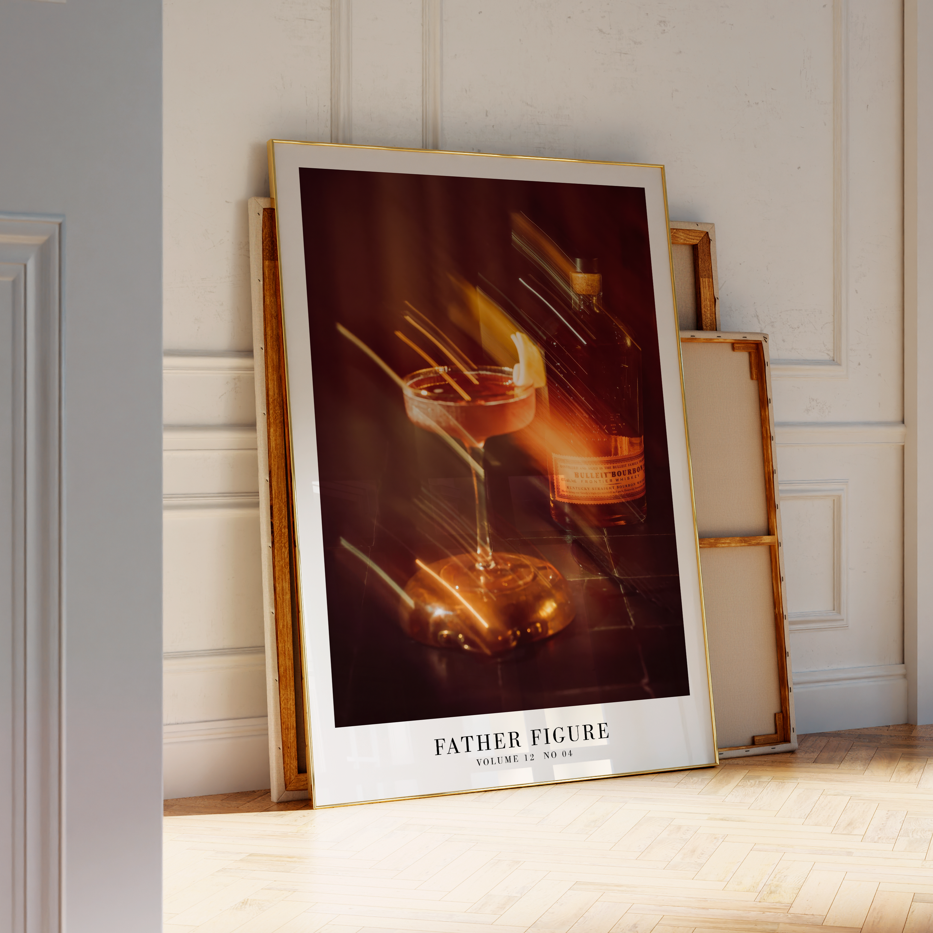 Father Figure poster featuring showgirl design, Swiftie aesthetic, minimal song wall art for stylish music decor