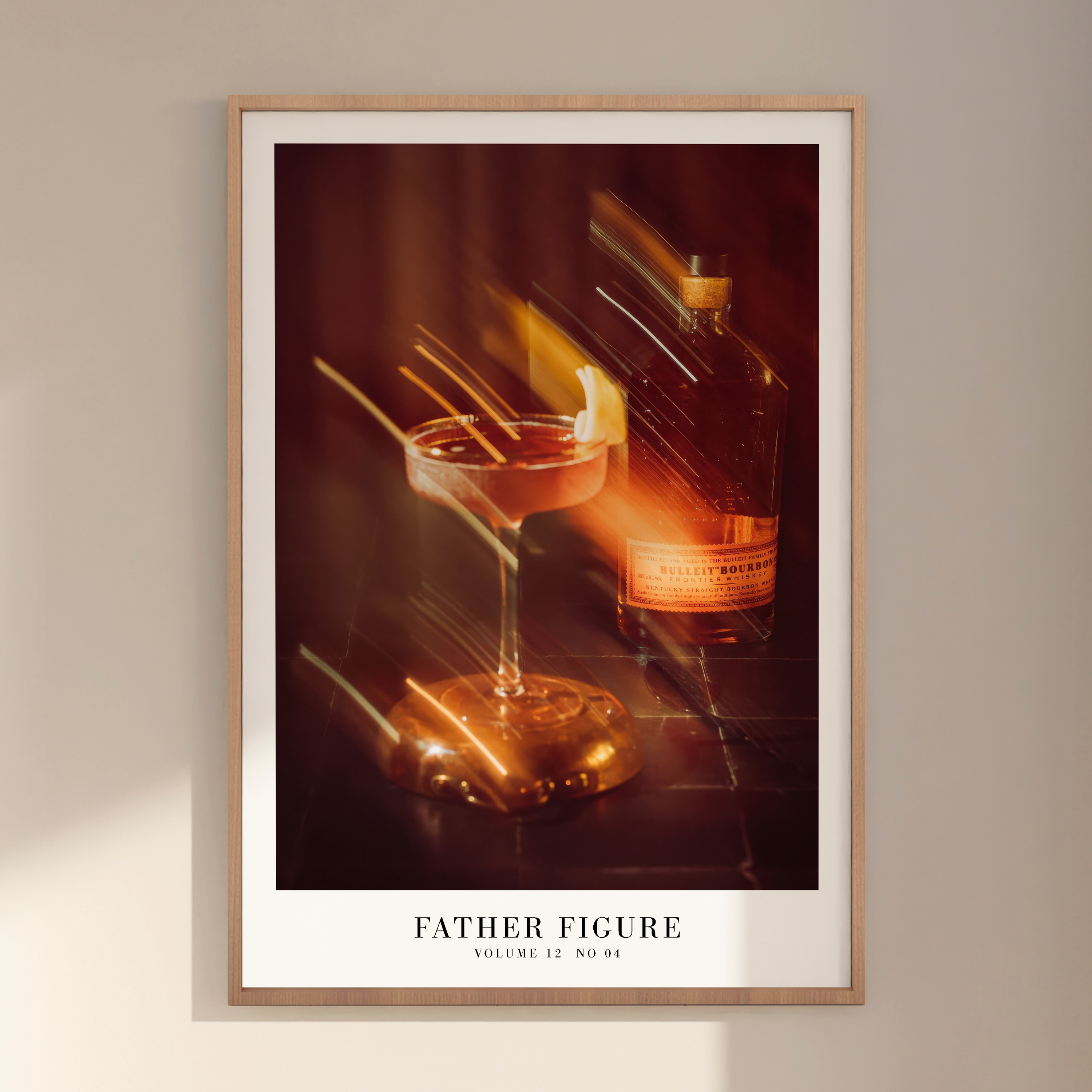 Father Figure poster featuring showgirl design, Swiftie aesthetic, minimal song wall art for stylish music decor