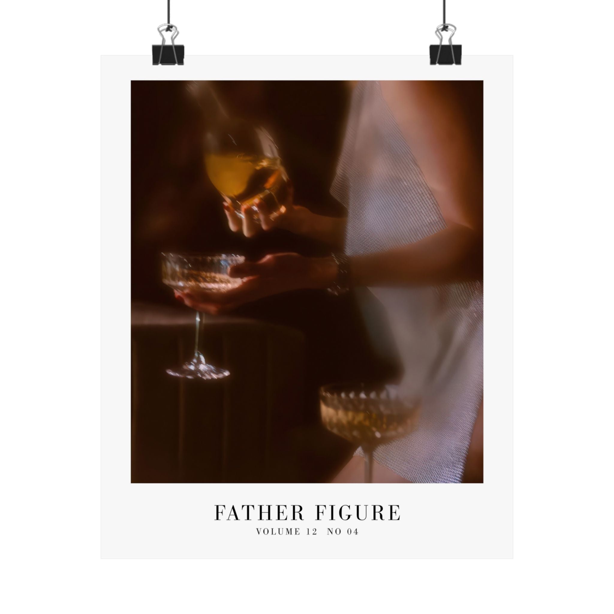 Father Figure, Swiftie Gift, Bar Cart Art, Swiftie Wall Art, The Life of a Showgirl, Showgirl Aesthetic, Minimal Song Poster
