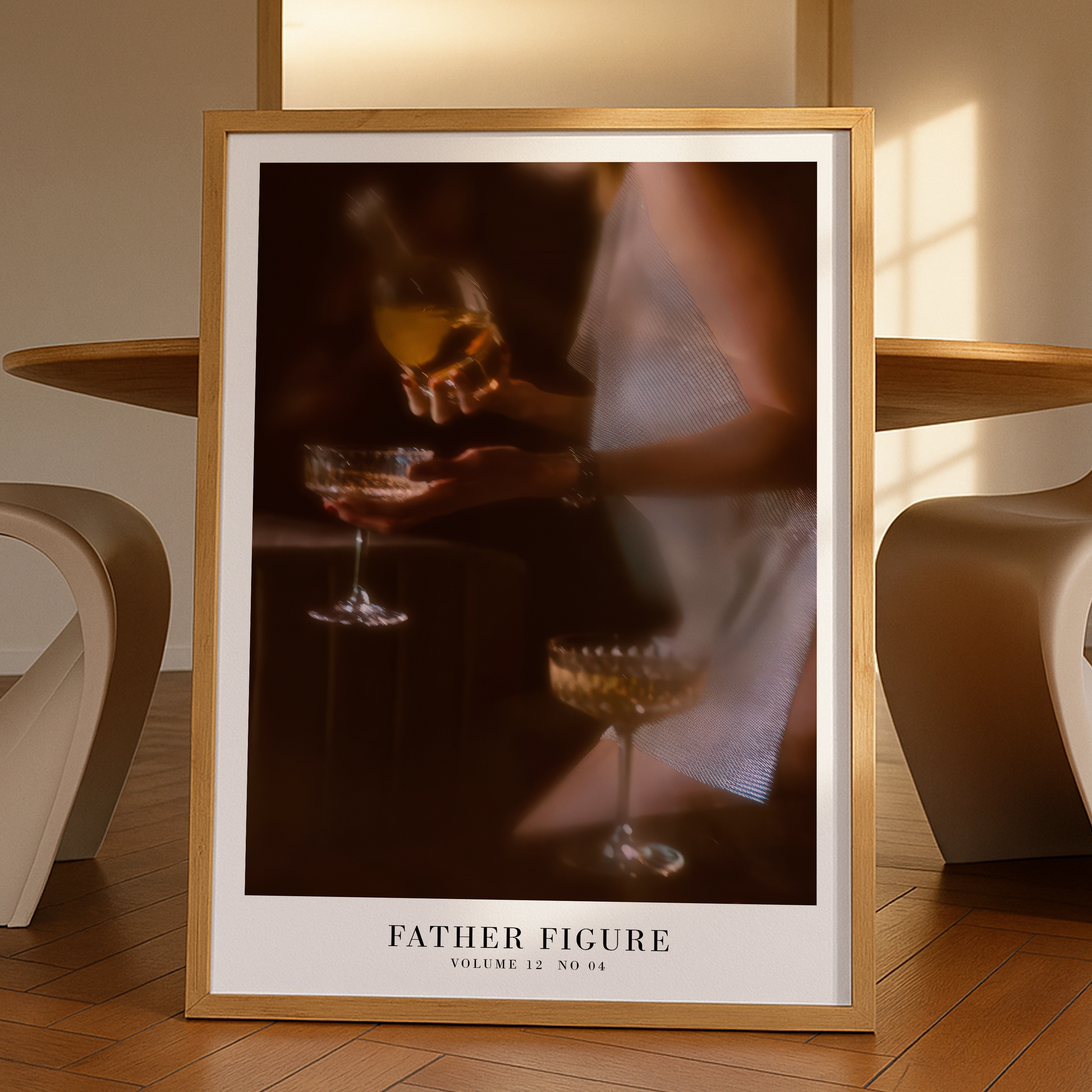 Father Figure, Swiftie Gift, Bar Cart Art, Swiftie Wall Art, The Life of a Showgirl, Showgirl Aesthetic, Minimal Song Poster