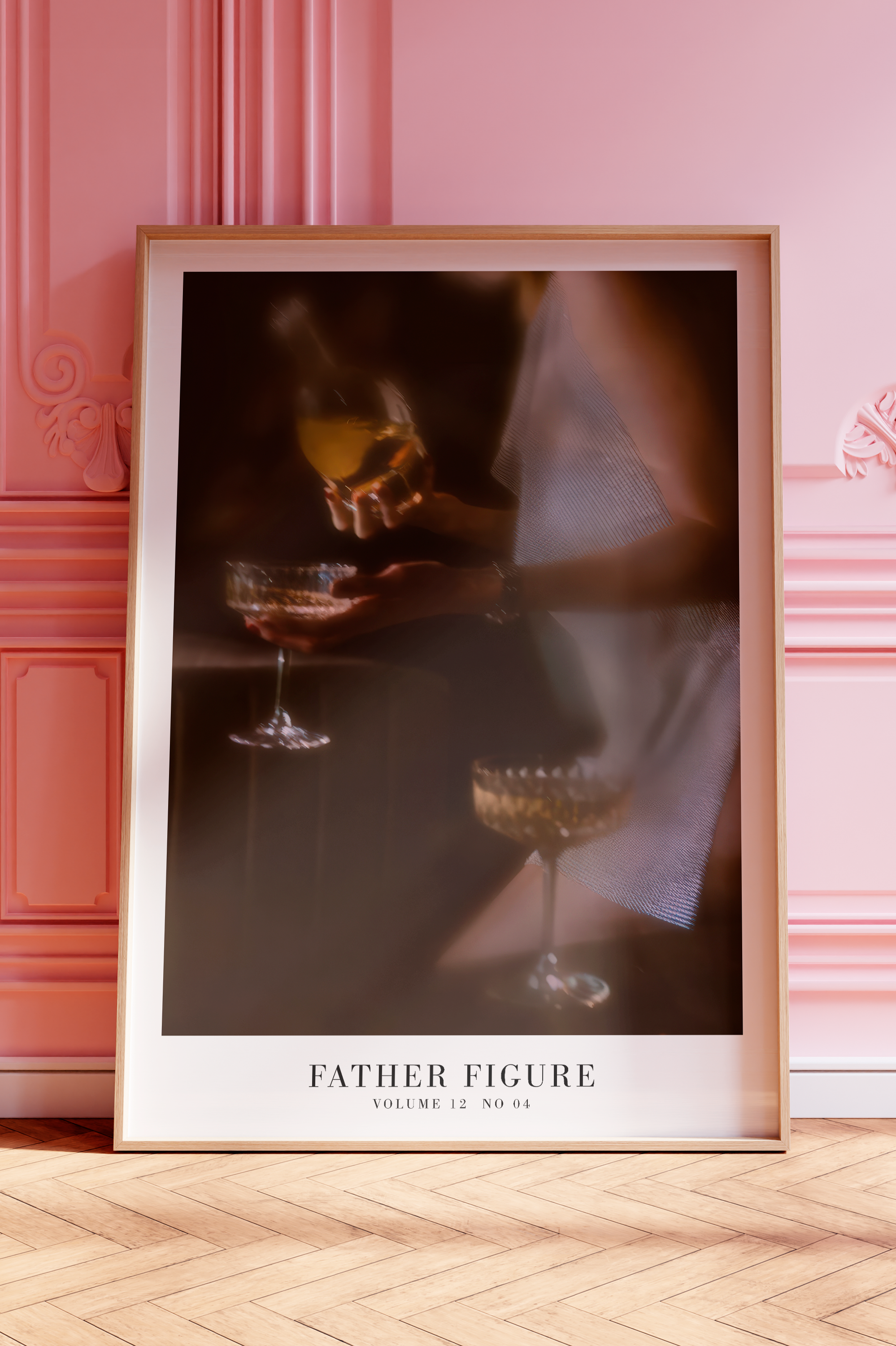 Father Figure, Swiftie Gift, Bar Cart Art, Swiftie Wall Art, The Life of a Showgirl, Showgirl Aesthetic, Minimal Song Poster
