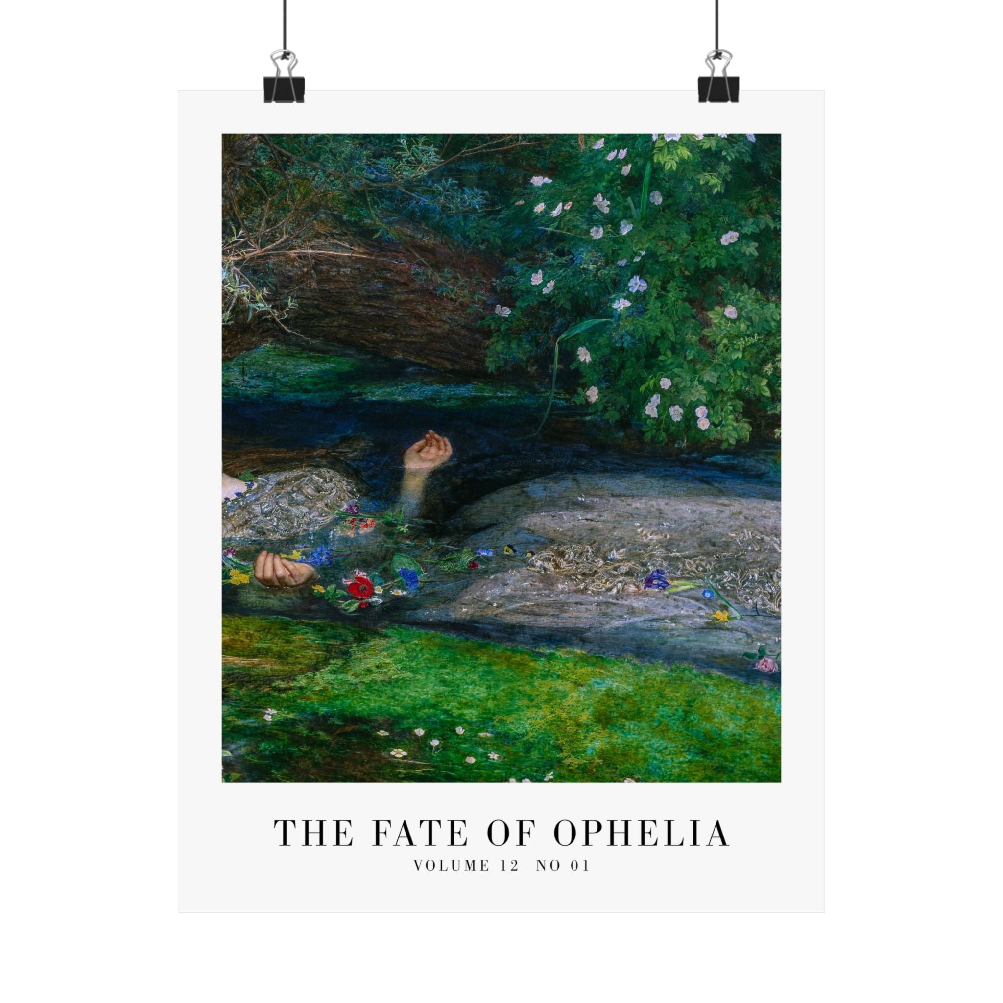 Ophelia artwork from Haus Of Moods, featuring Taylor Poster and Lyric Print in Minimal Music Poster style on bar cart art.