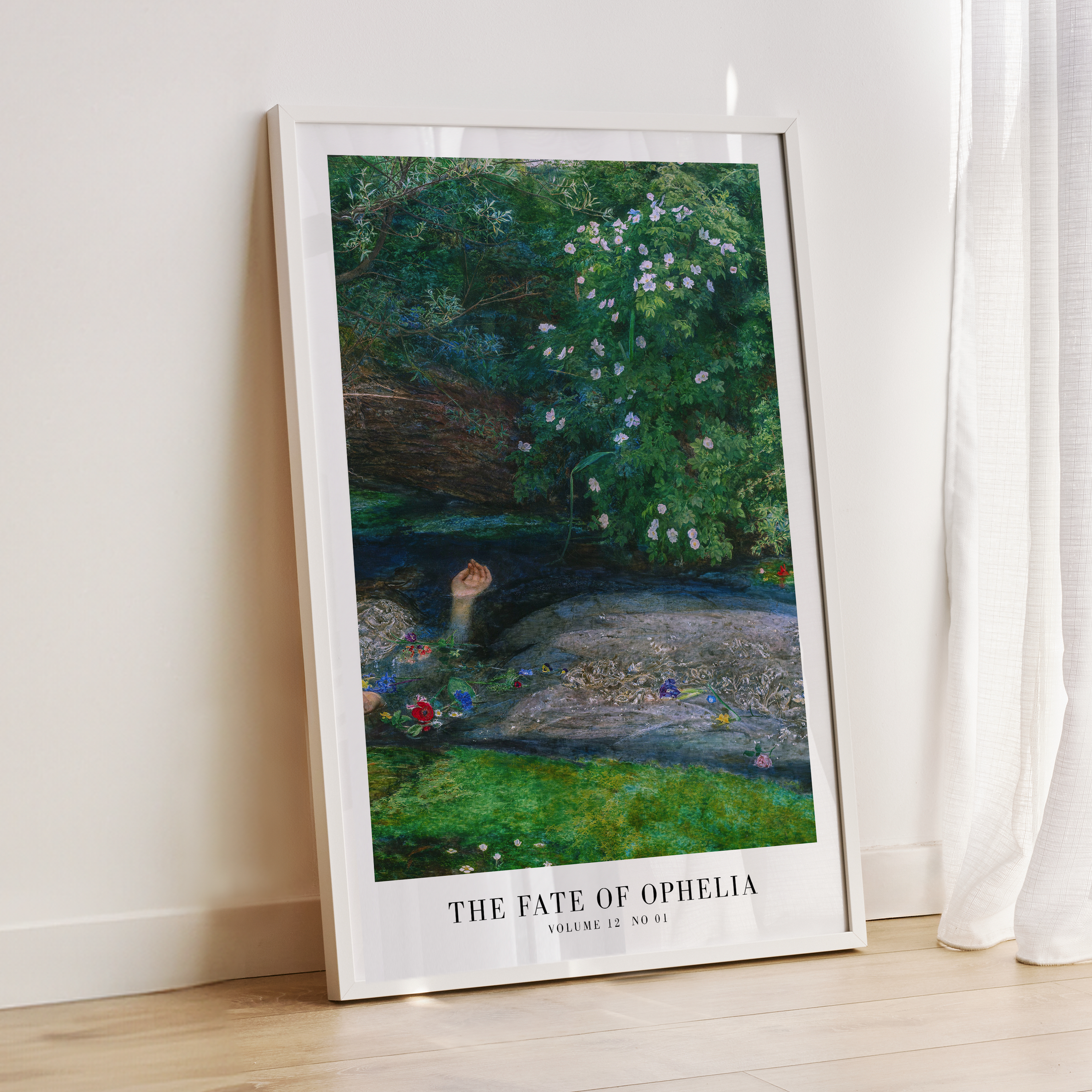 Ophelia artwork from Haus Of Moods, featuring Taylor Poster and Lyric Print in Minimal Music Poster style on bar cart art.