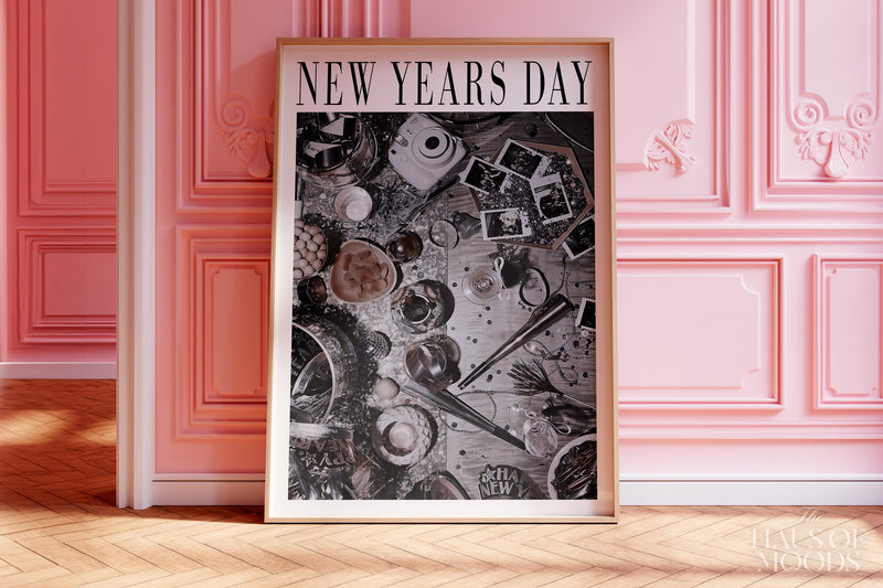 New Year's Day Reputation-era Taylor Swift–inspired poster wall art print