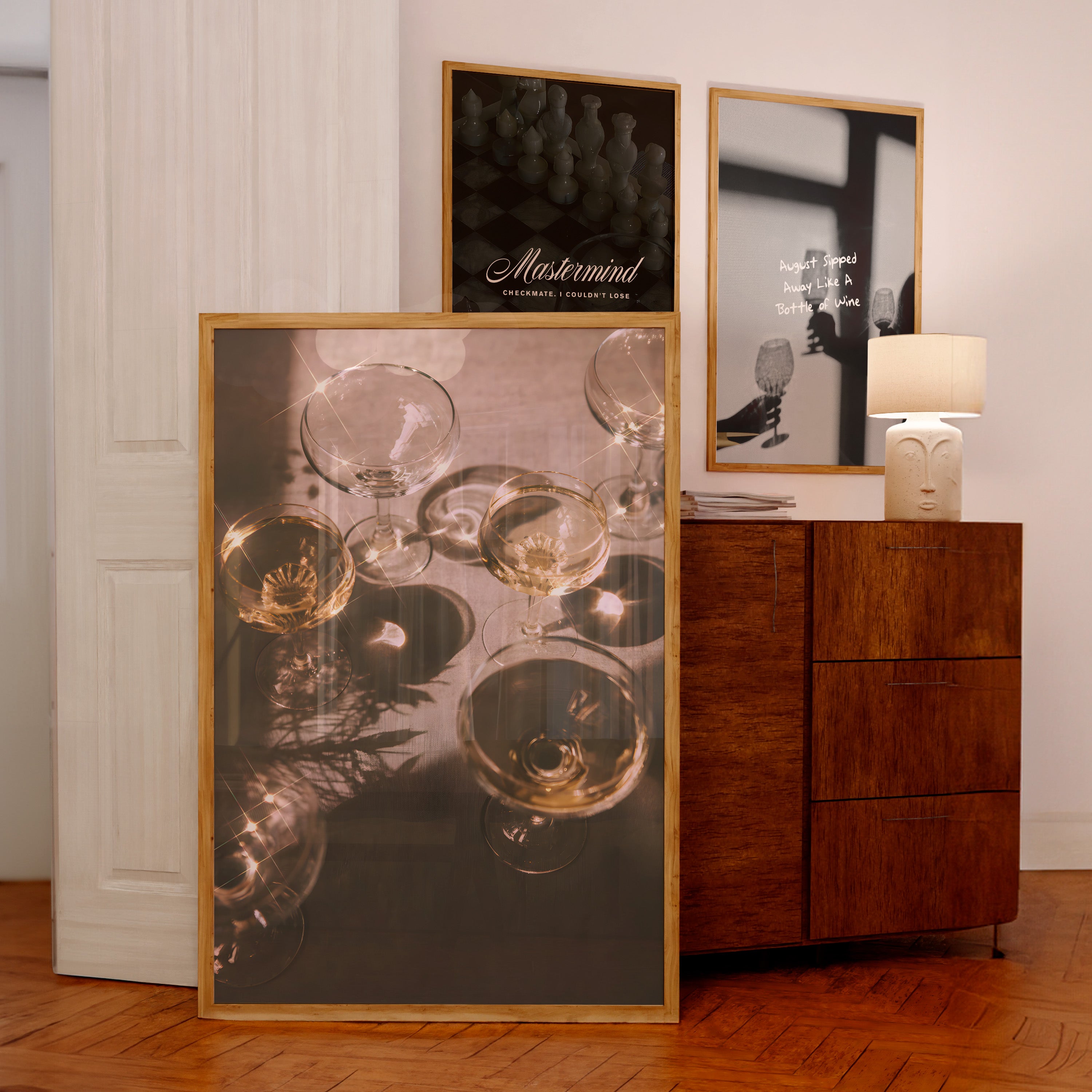 Sparkling Champagne.