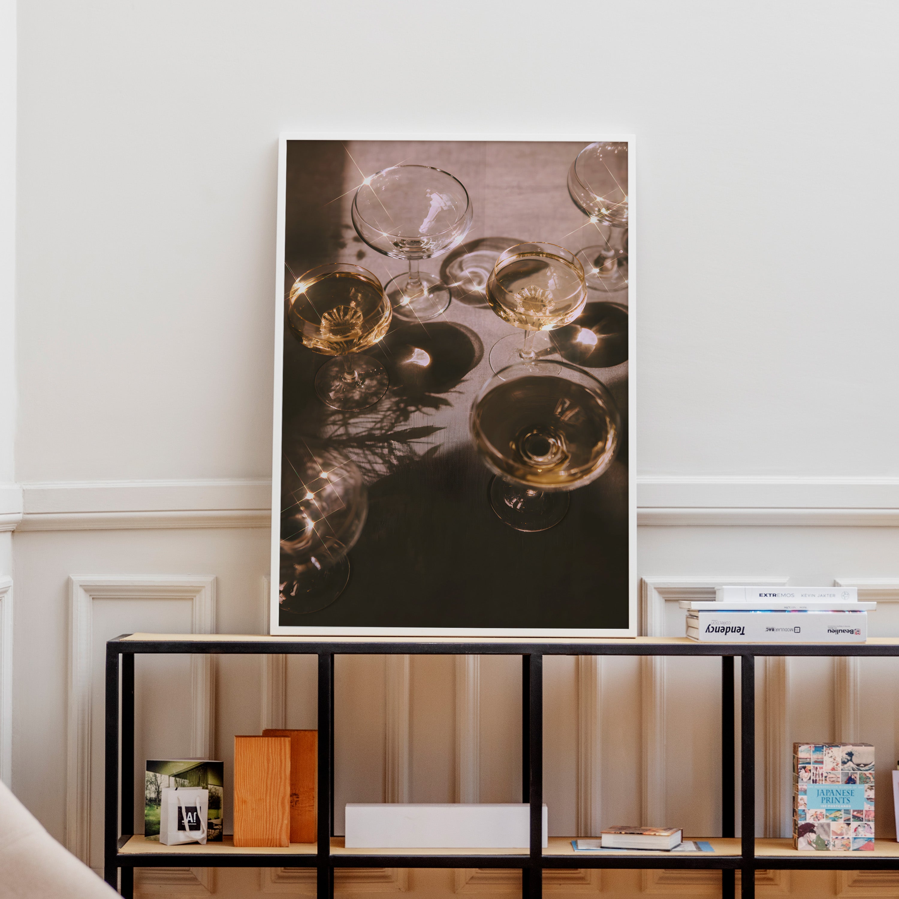 Sparkling Champagne.