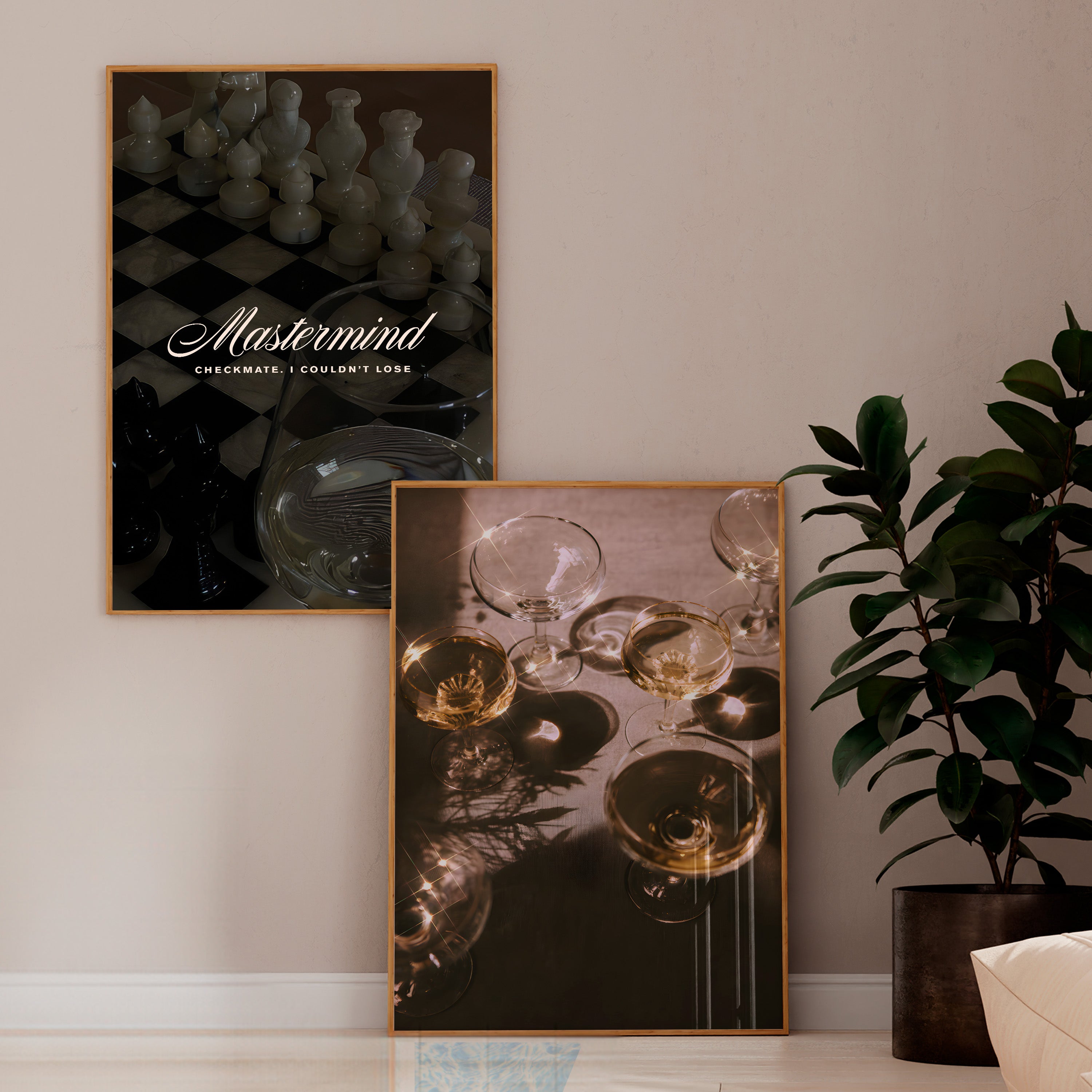 Sparkling Champagne.