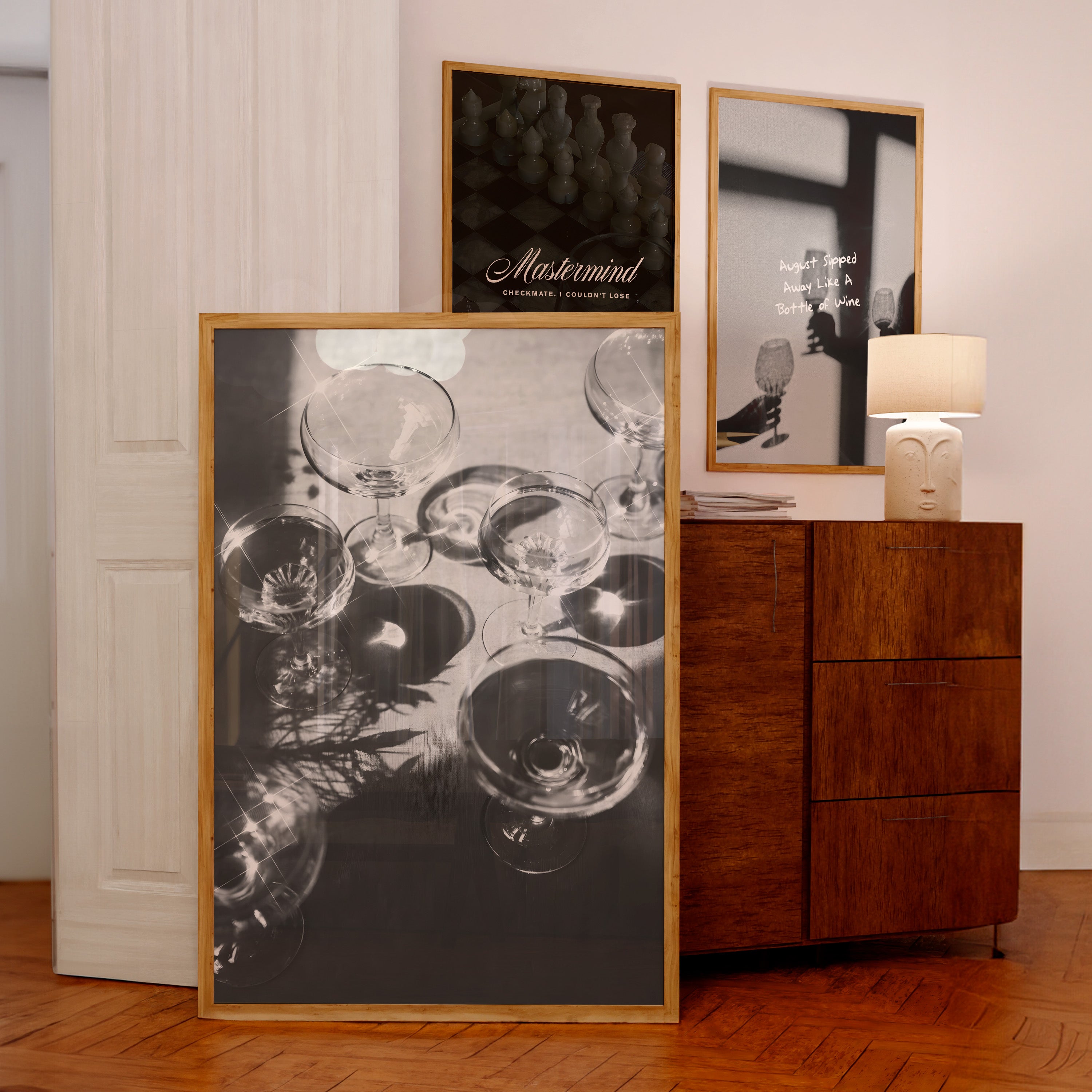 Sparkling Champagne.