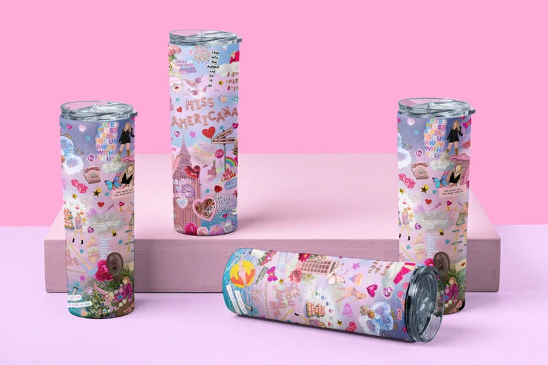 Lover Taylor Eras Style Tumbler 20 Oz | Lover Inspired Gift.