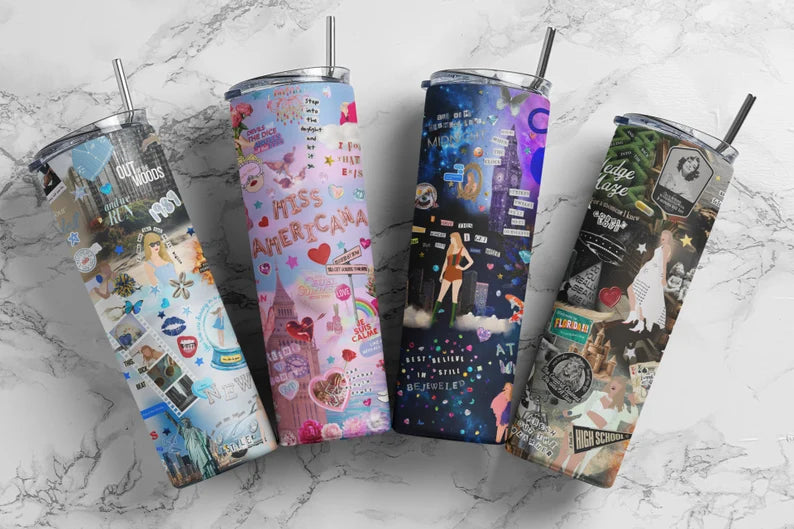 Taylor Love Songs | Taylor Eras Style Tumbler 20 Oz | Eras Inspired Gift.