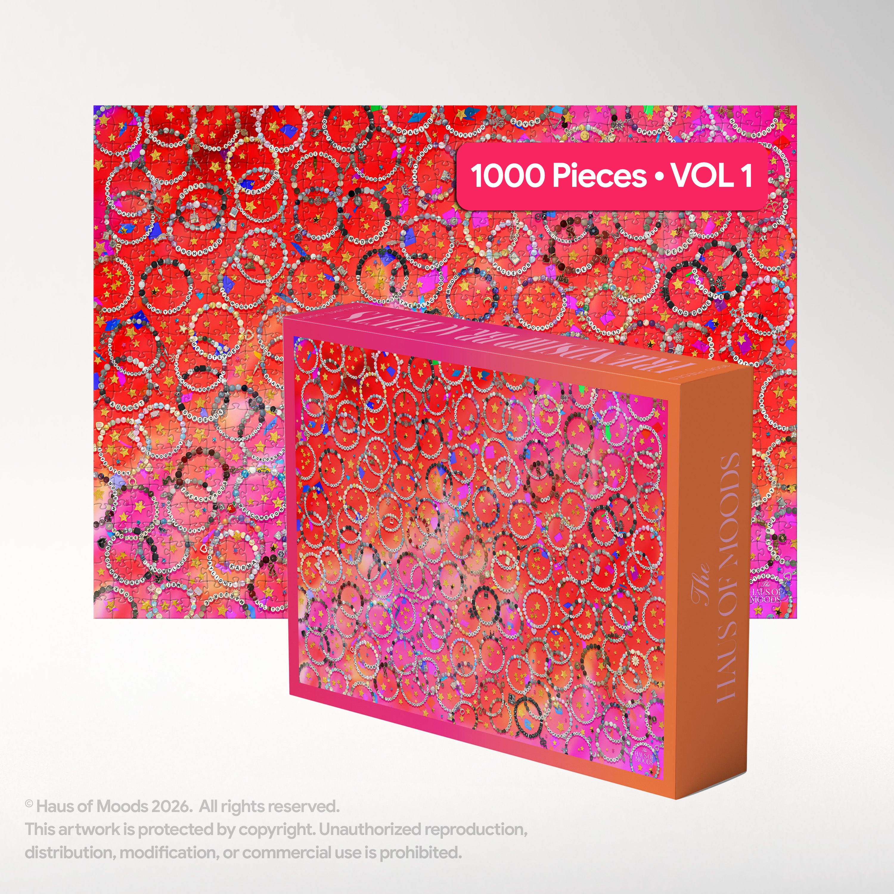 Taylor The Eras Friendship Bracelets Puzzle © - Haus Of Moods