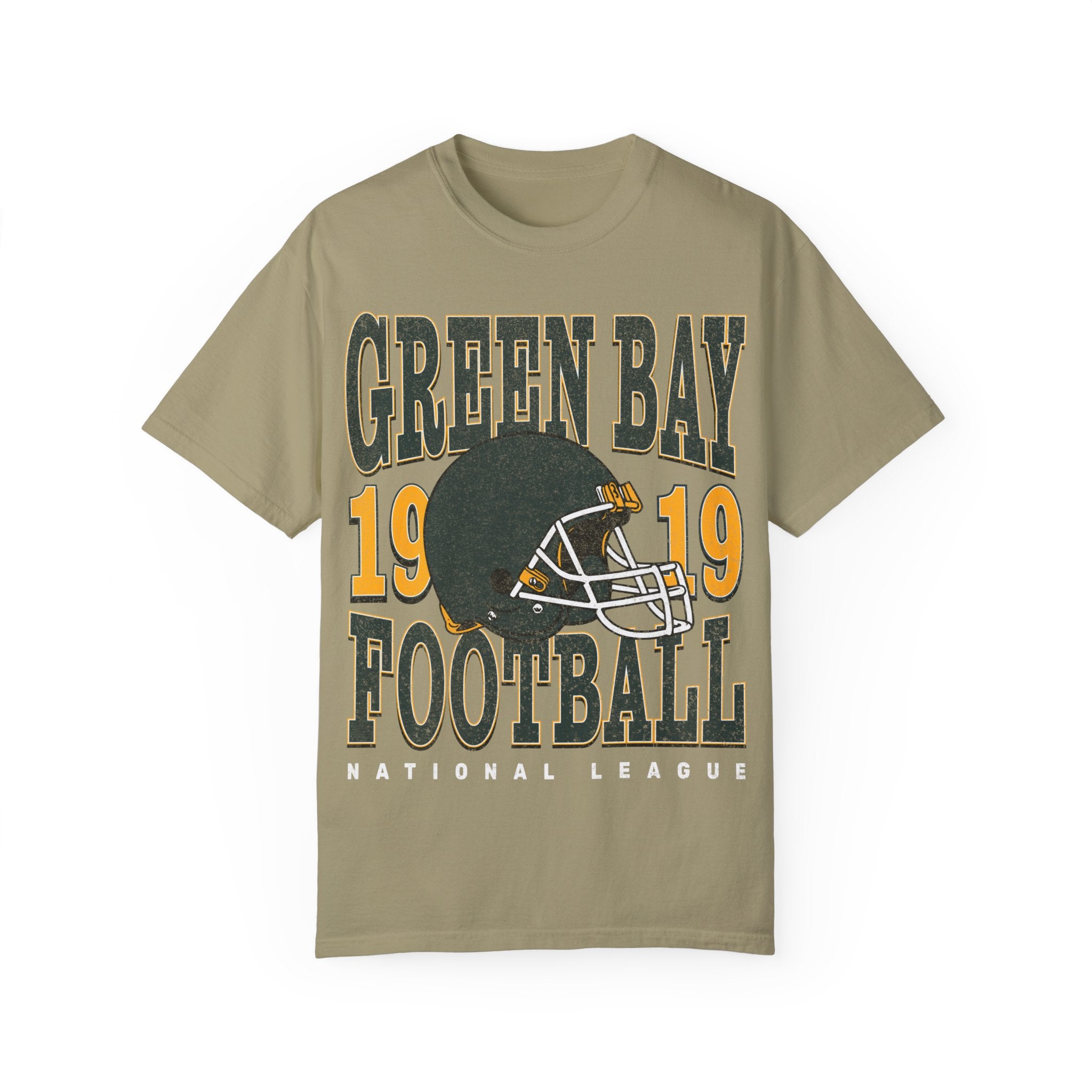 Green Bay Football Vintage Style Comfort Colors Shirt | Green Bay Football TShirt | Green Bay Football Gift - Haus Of Moods