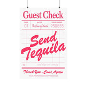 Pink Send Tequila Poster