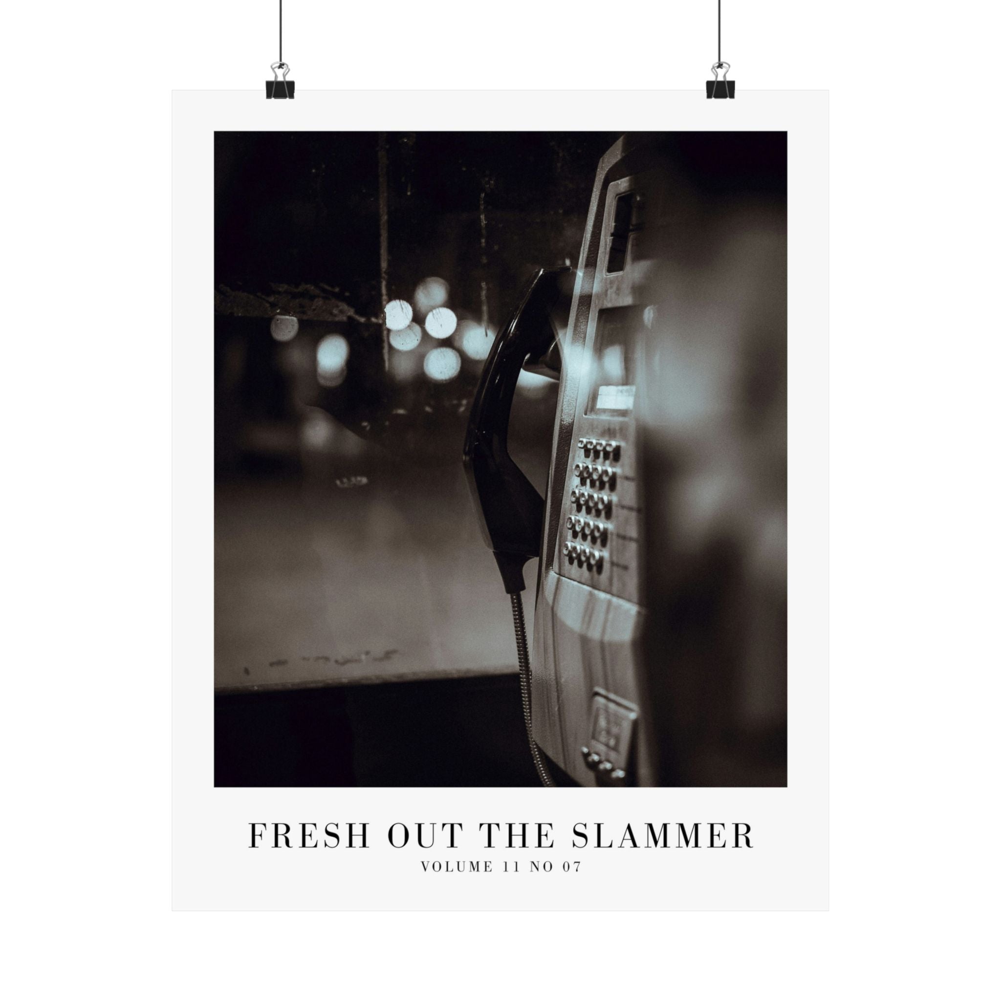 Fresh Out The Slammer Tortured Poets Department Taylor Swift–inspired poster phone-call