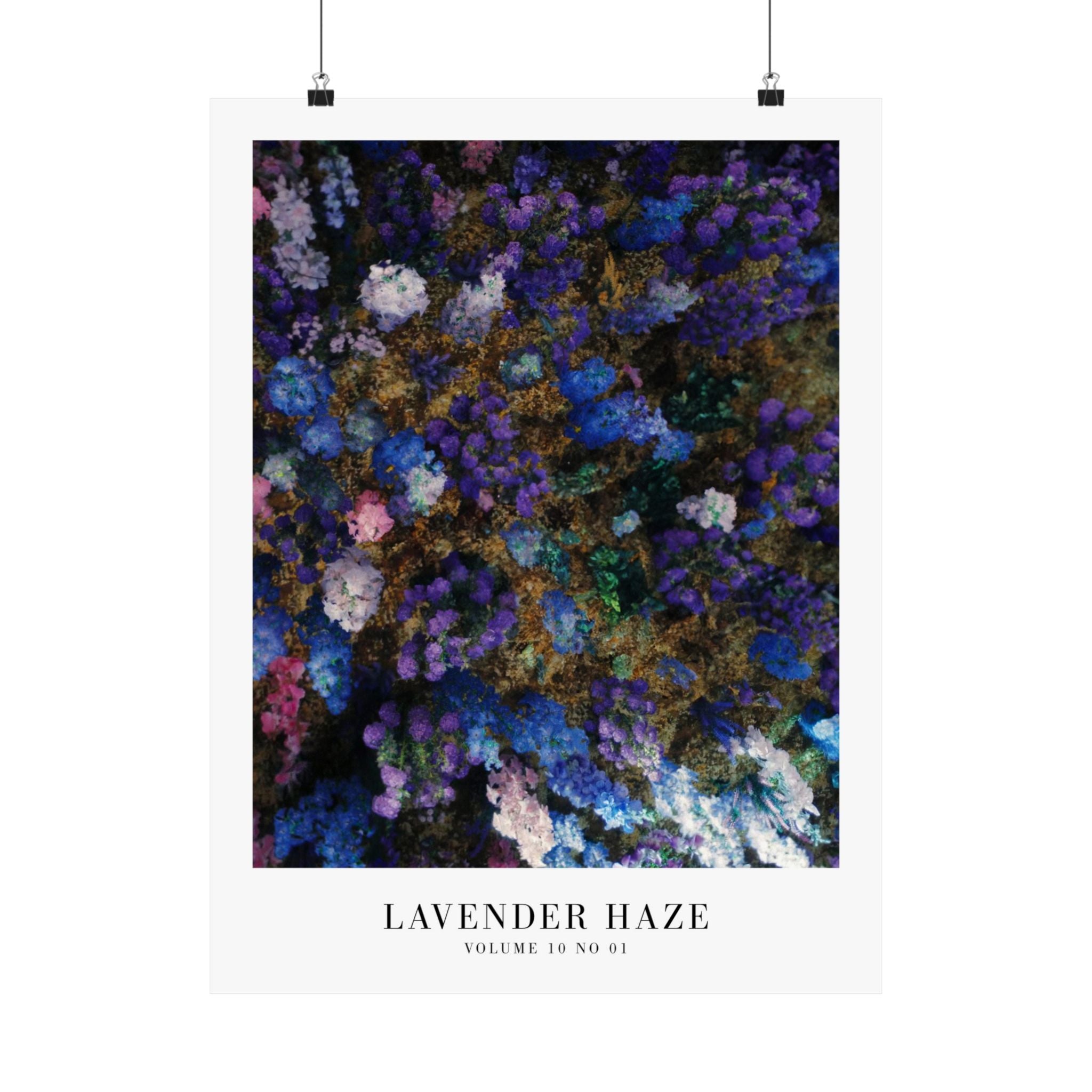 Lavender Haze Midnights Taylor Swift–inspired poster featuring floral