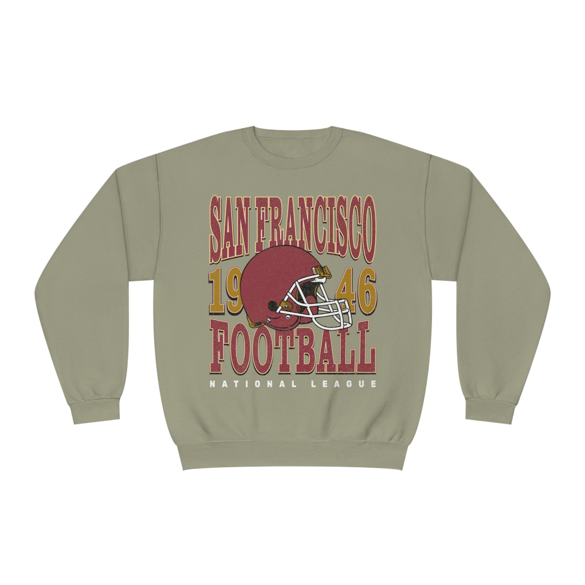 San Francisco Football Sweatshirt | Vintage Style San Francisco Football Crewneck | Football Sweatshirt | San Francisco Sweatshirt - Haus Of Moods