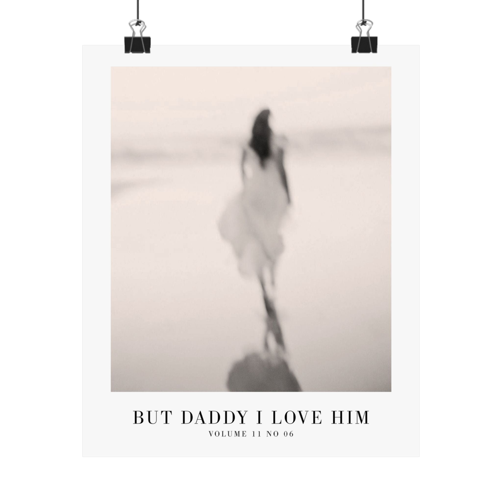 But Daddy I Love Him TTPD Taylor Swift–inspired poster featuring running motion