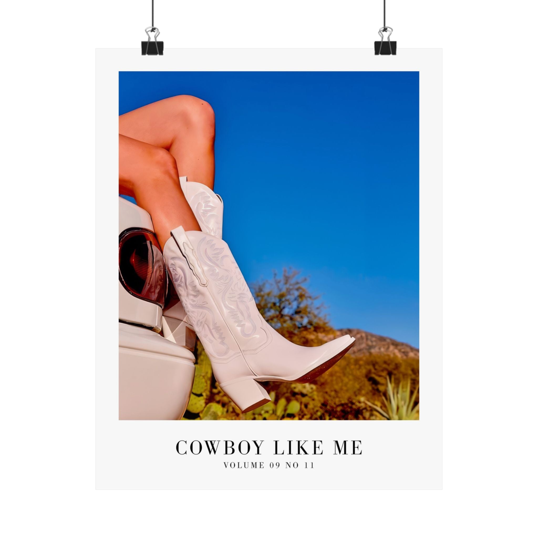 Cowboy Like Me Evermore Taylor Swift–inspired poster cowgirl western