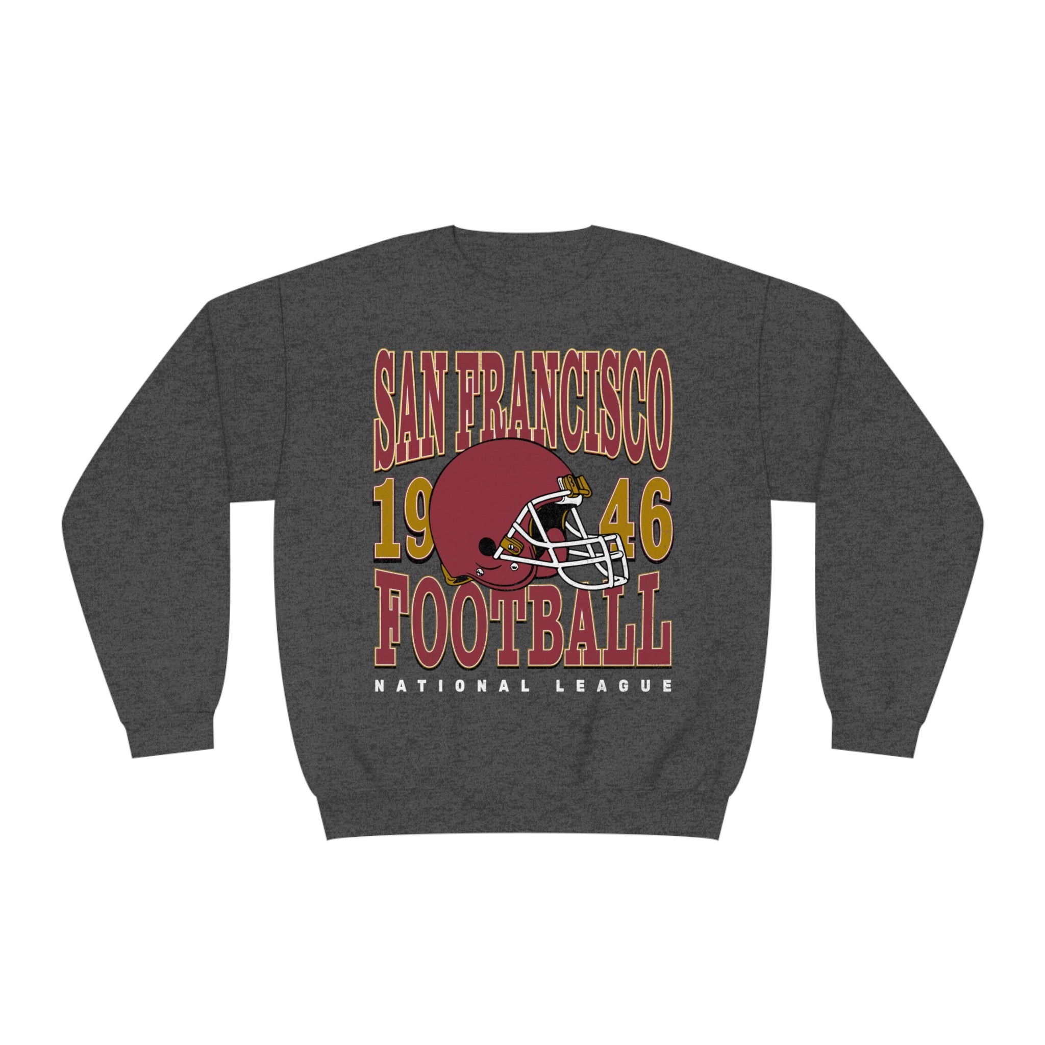 San Francisco Football Sweatshirt | Vintage Style San Francisco Football Crewneck | Football Sweatshirt | San Francisco Sweatshirt - Haus Of Moods