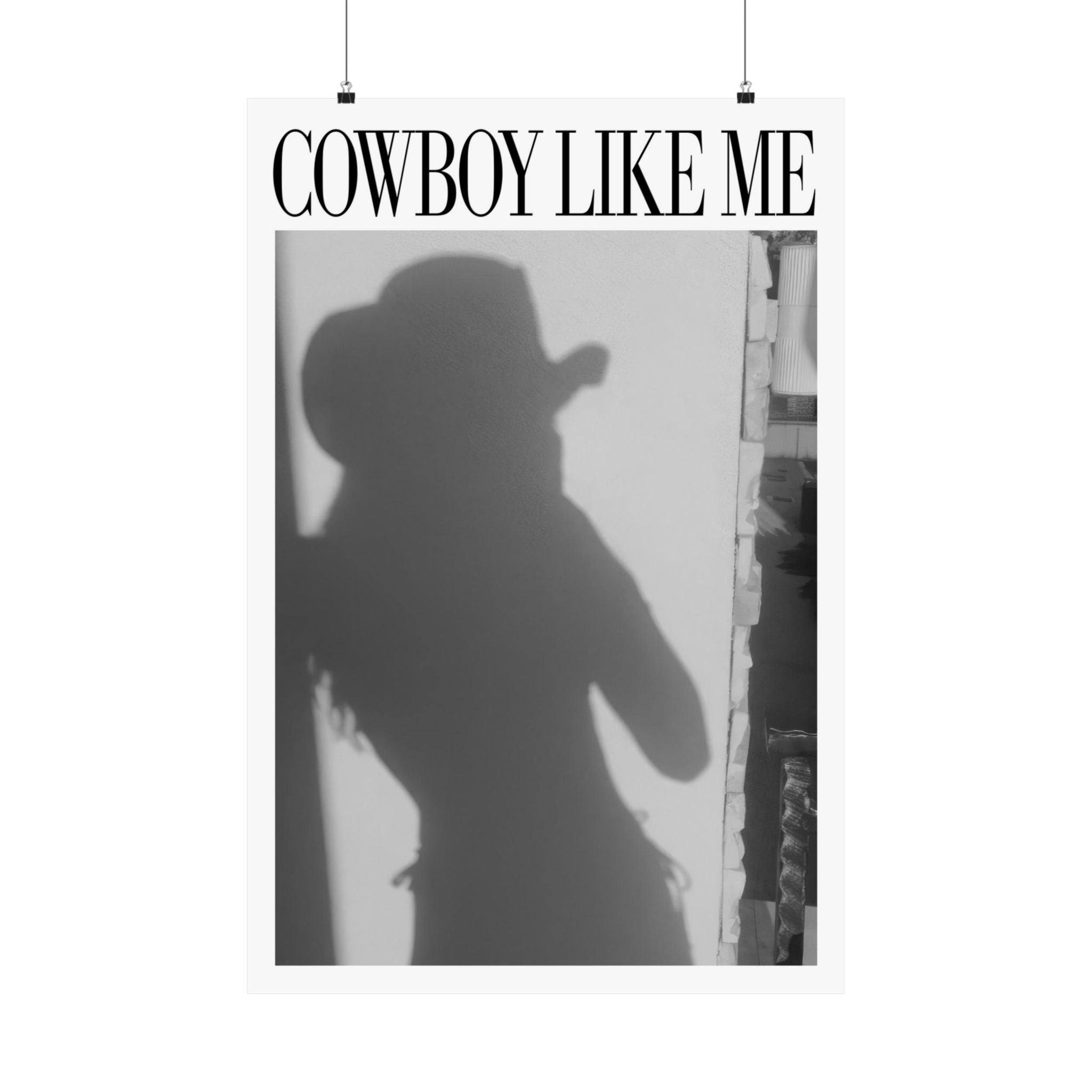 Cowboy Like Me Cowgirl Reflection Print