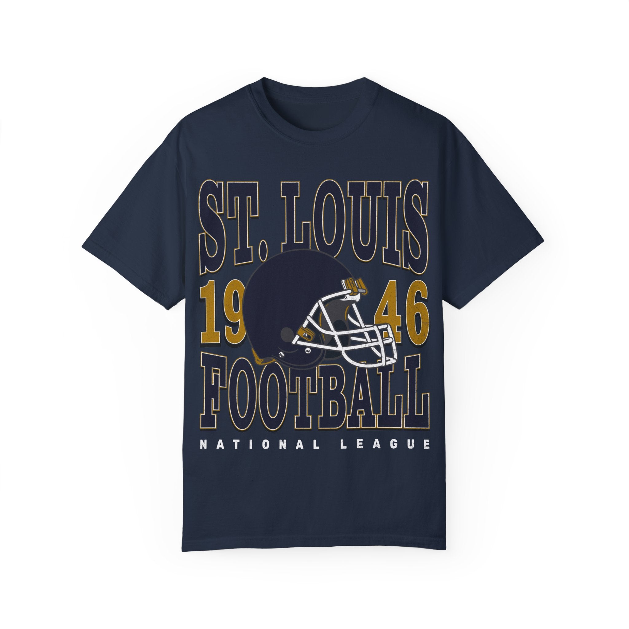 St. Louis Football Vintage Style Comfort Colors Shirt | St. Louis Football TShirt | St. Louis Football Gift - Haus Of Moods