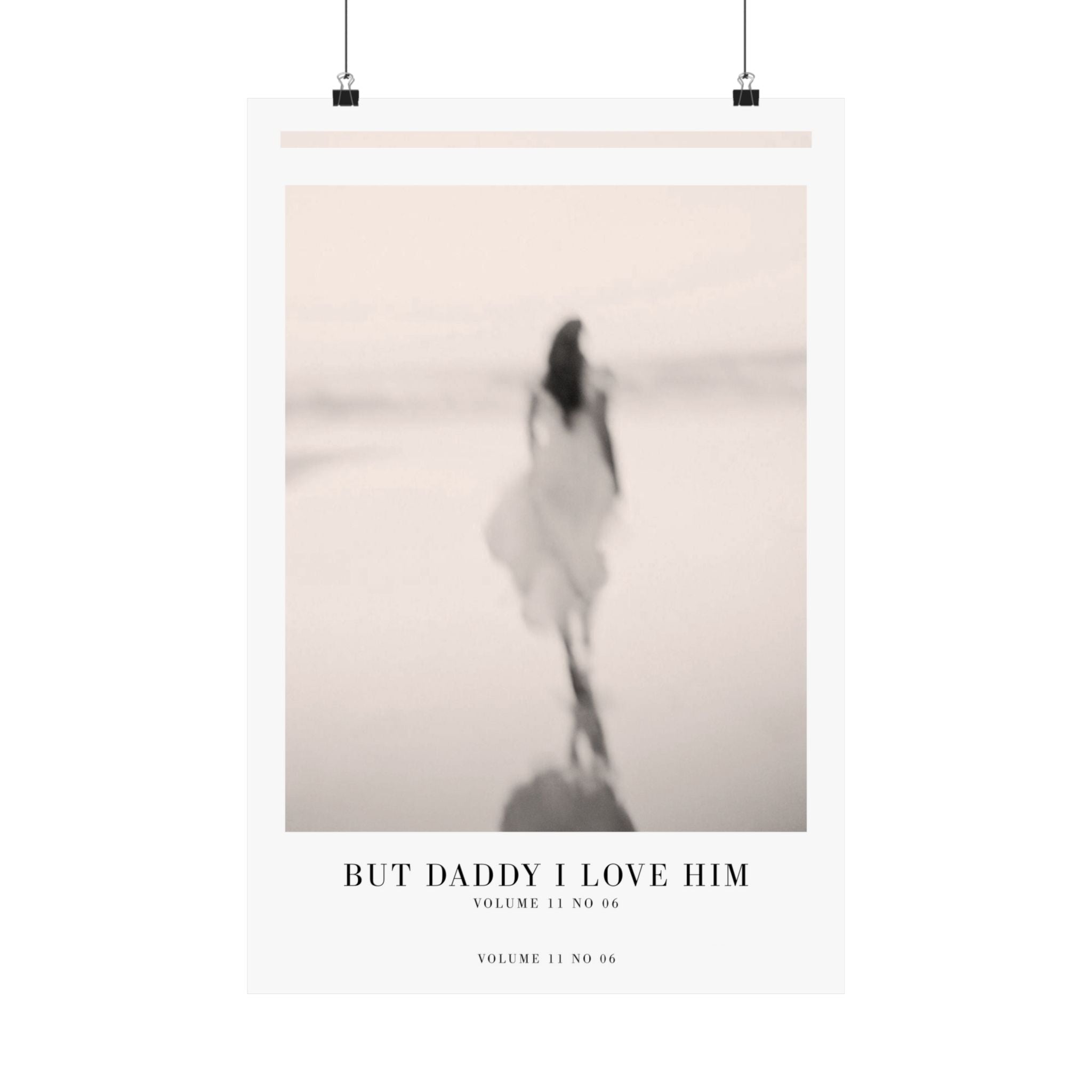 But Daddy I Love Him TTPD Taylor Swift–inspired poster featuring running motion