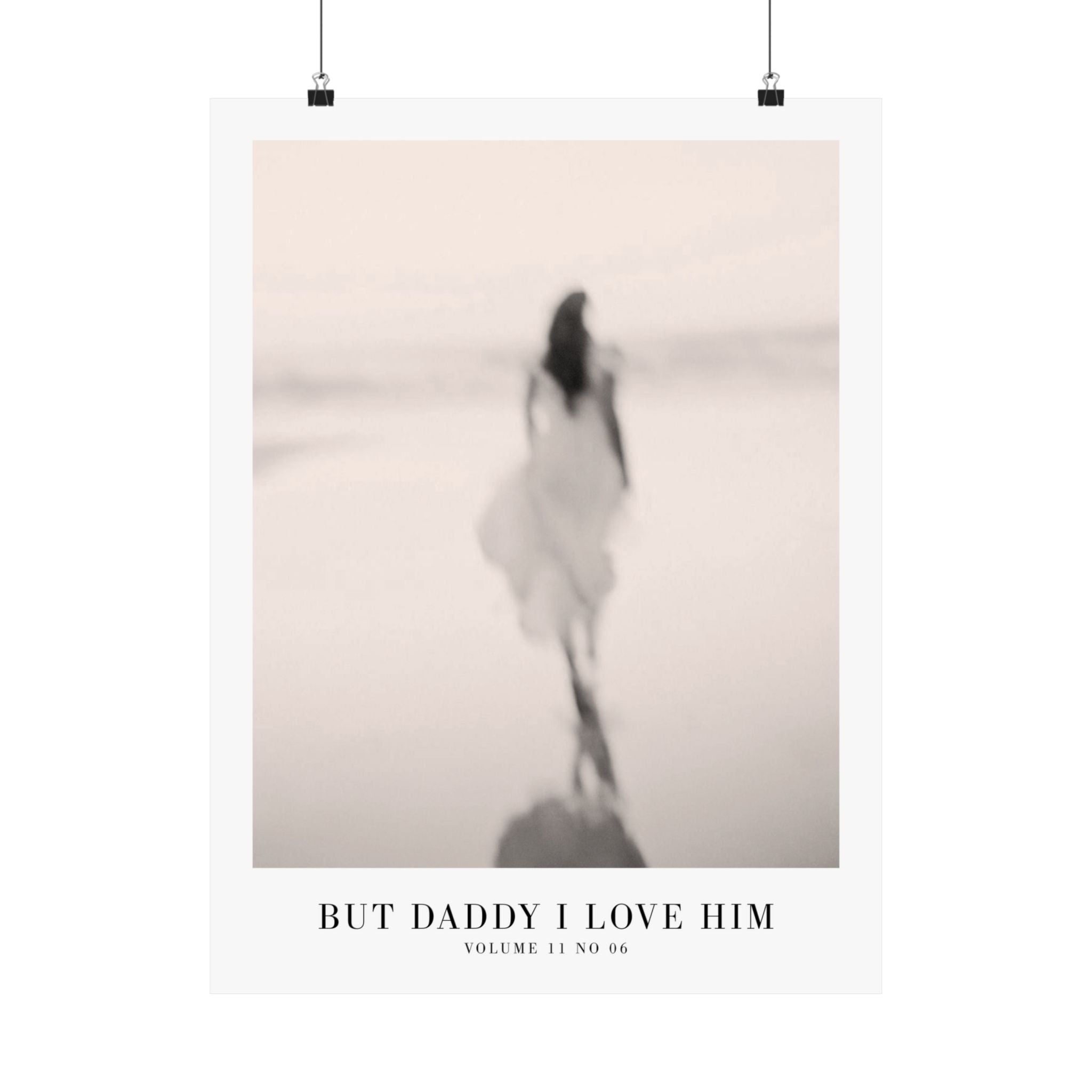 But Daddy I Love Him TTPD Taylor Swift–inspired poster featuring running motion