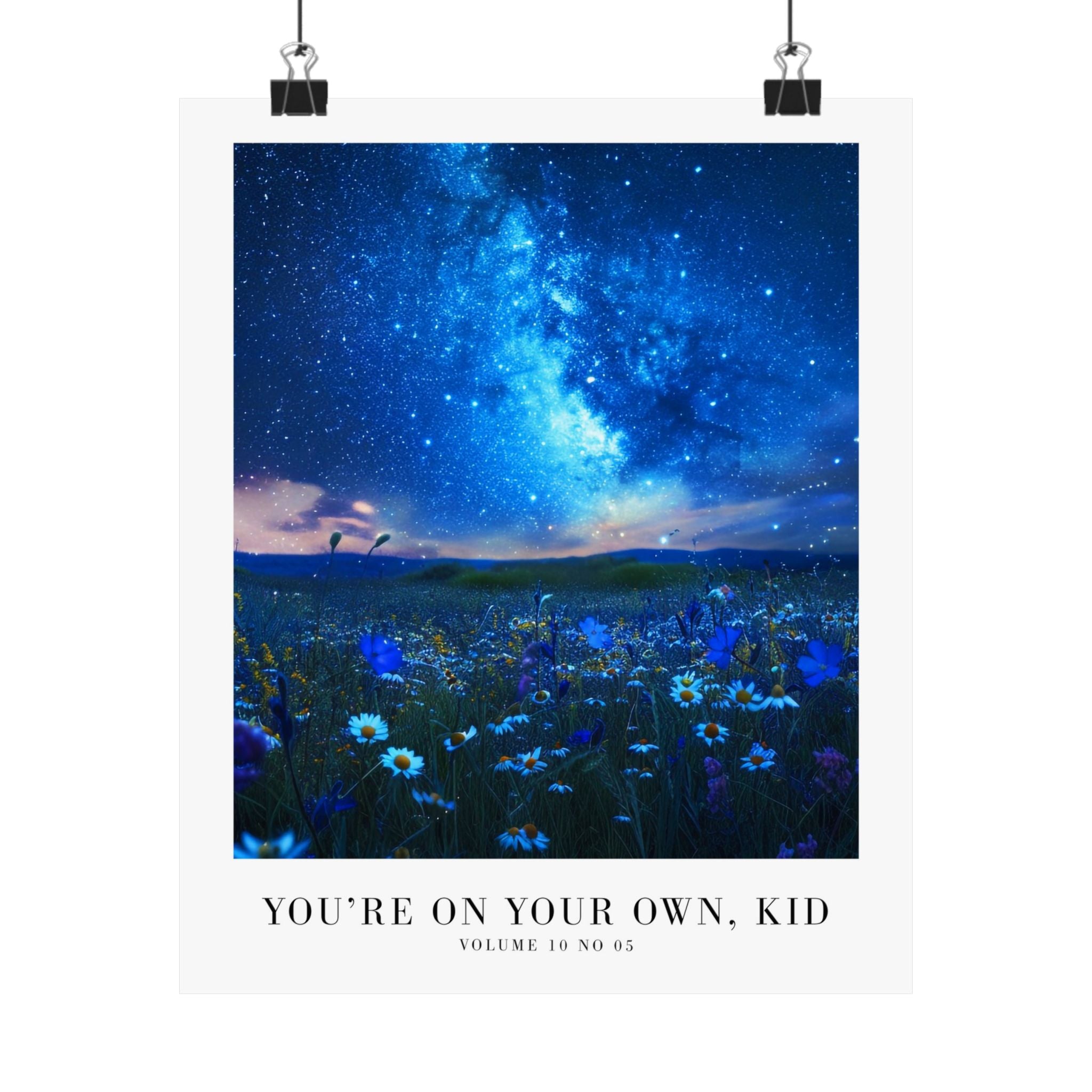 You're On Your Own, Kid Midnights Taylor Swift–inspired poster — detail view 1