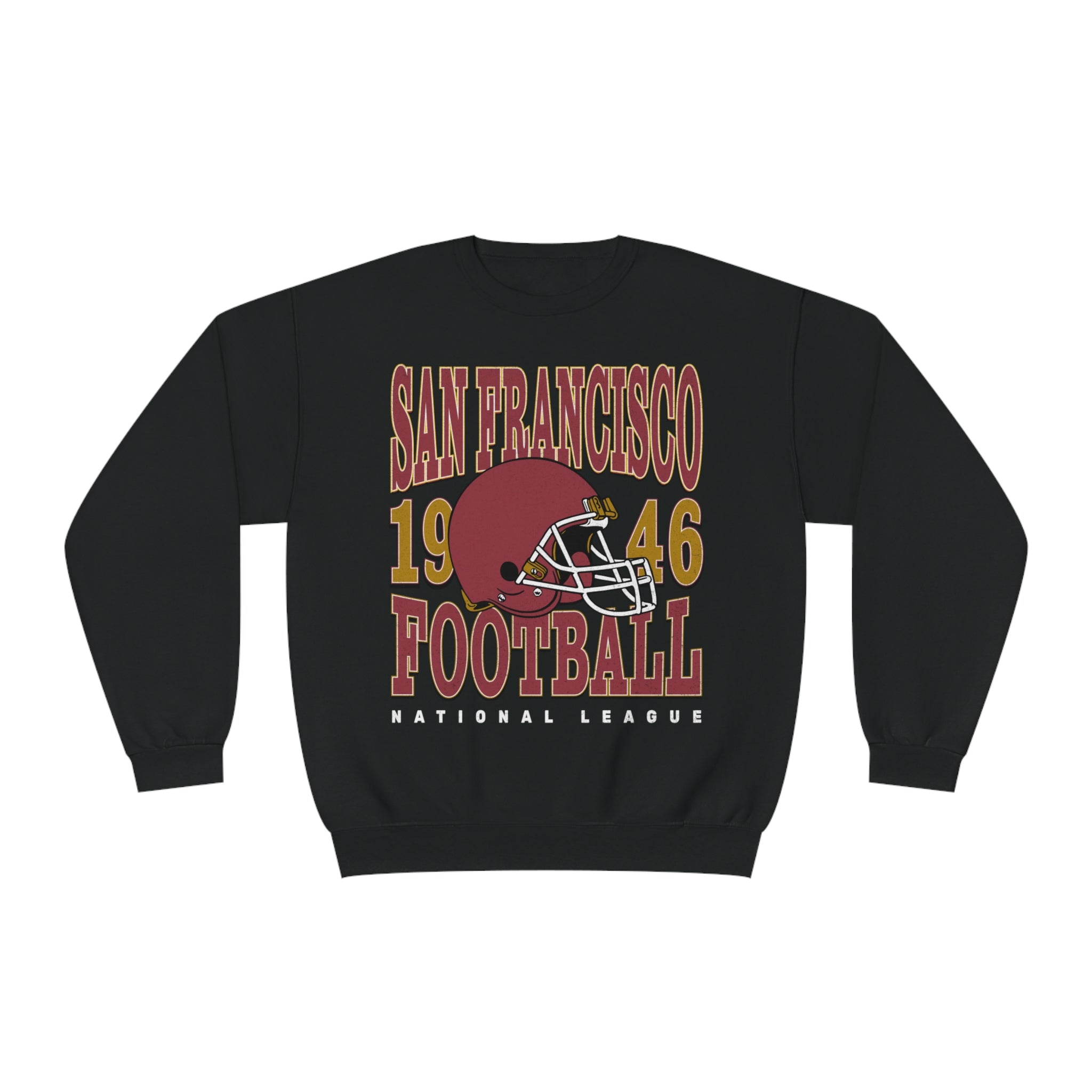 San Francisco Football Sweatshirt | Vintage Style San Francisco Football Crewneck | Football Sweatshirt | San Francisco Sweatshirt - Haus Of Moods