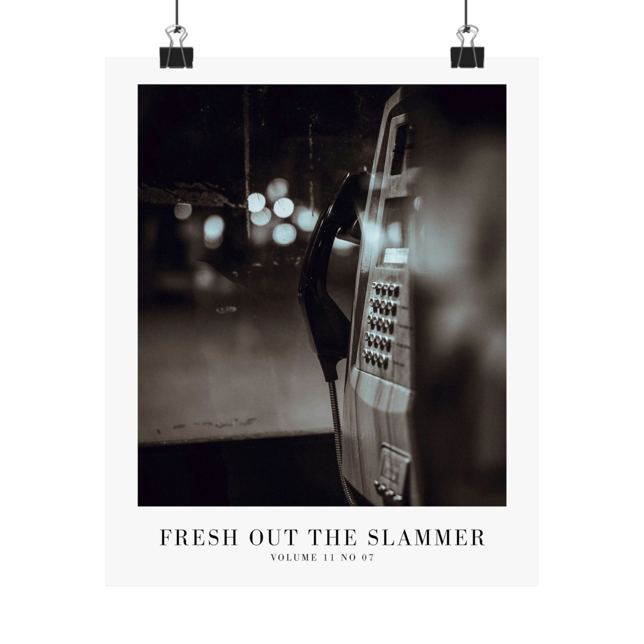 Fresh Out The Slammer Tortured Poets Department Taylor Swift–inspired poster phone-call