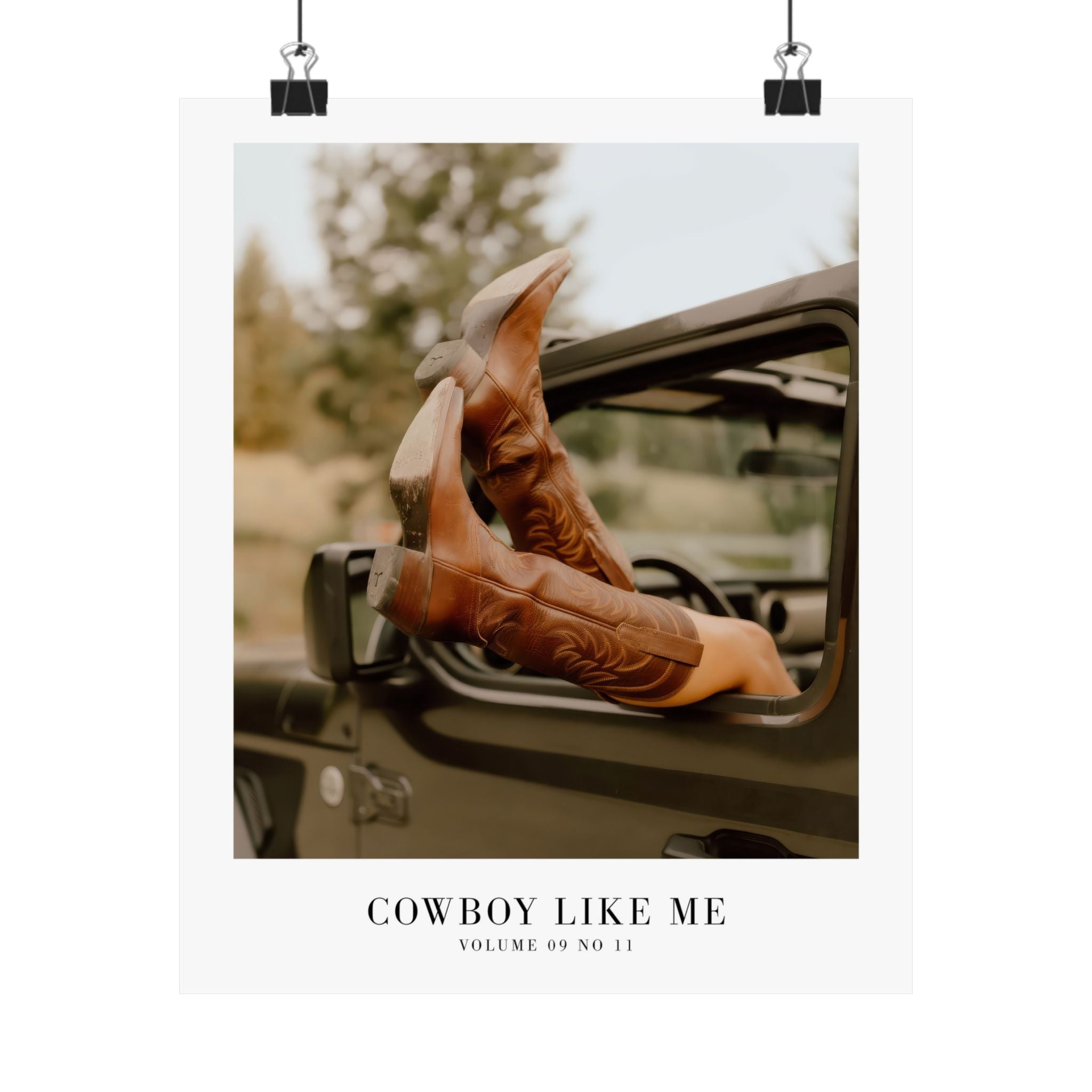 Cowboy Like Me Evermore Taylor Swift–inspired poster cowgirl western