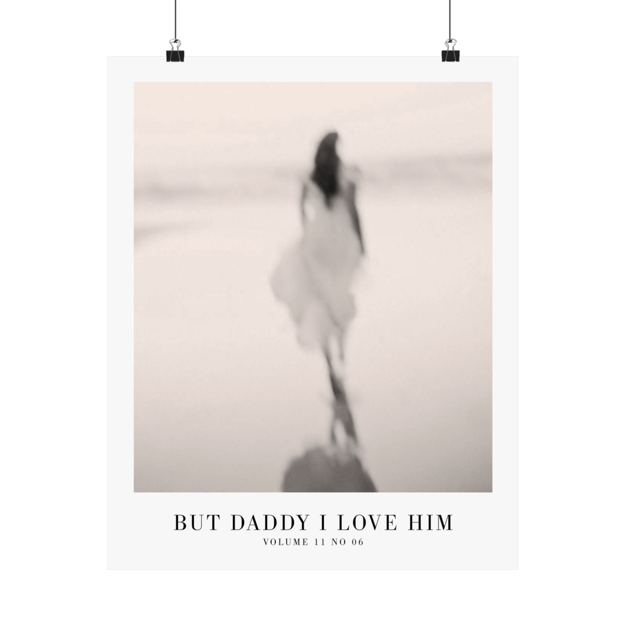 But Daddy I Love Him TTPD Taylor Swift–inspired poster featuring running motion