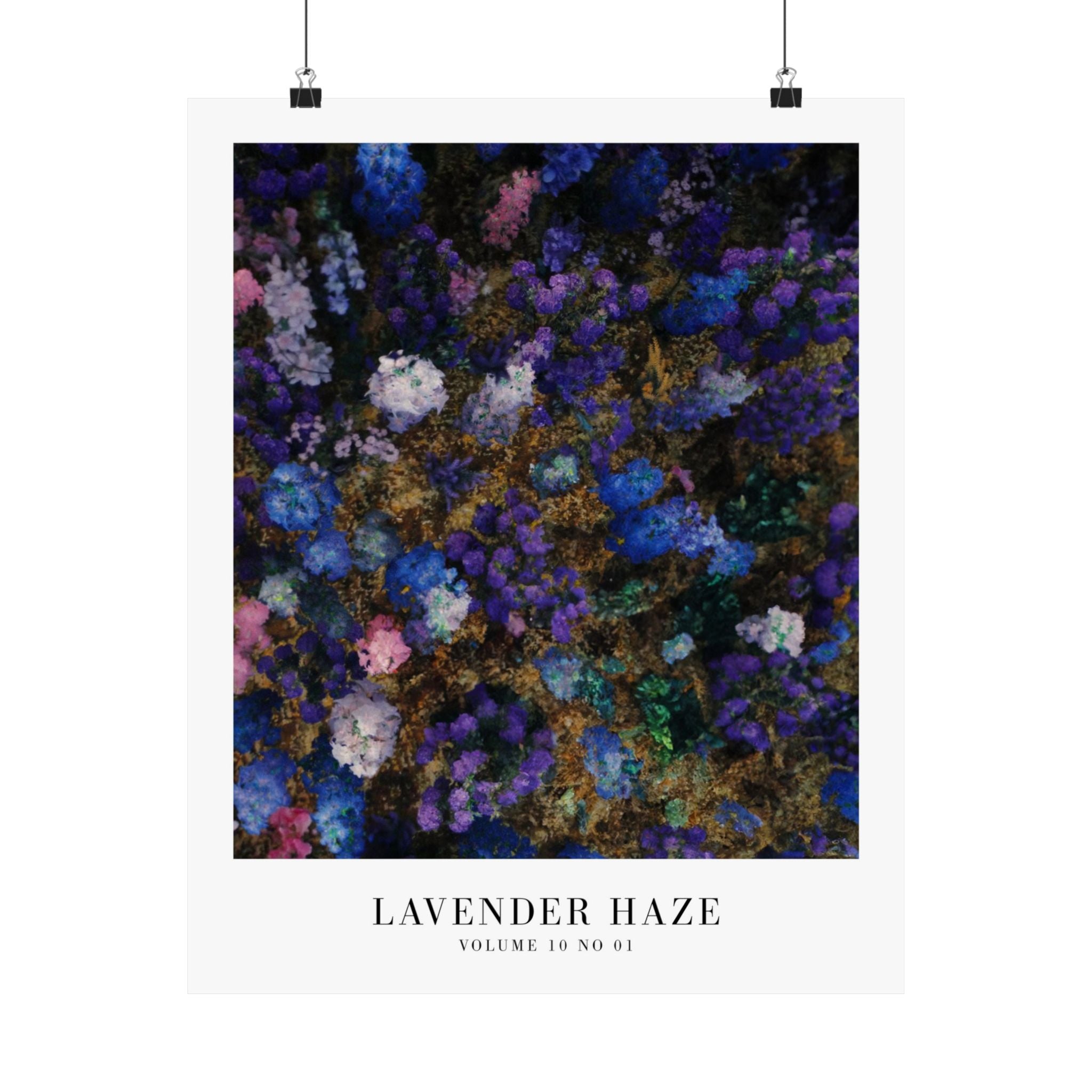 Lavender Haze Midnights Taylor Swift–inspired poster featuring floral