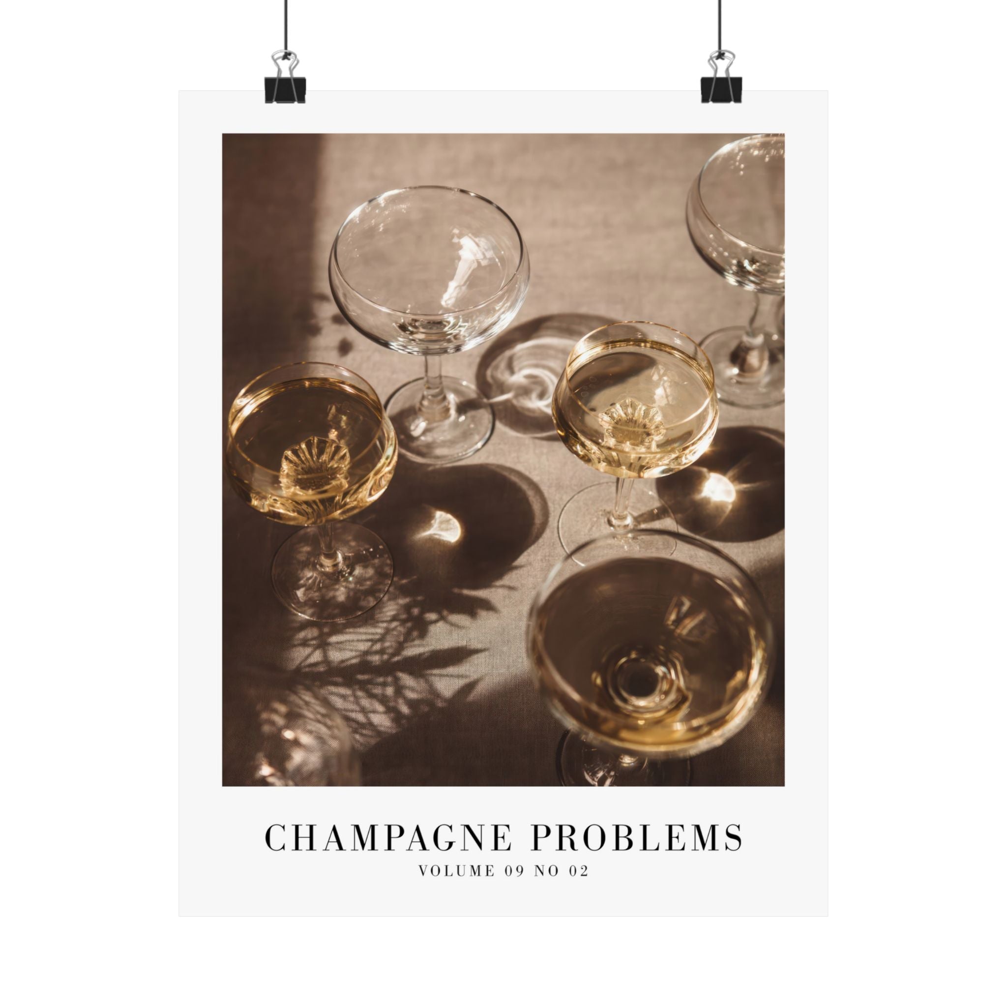 Champagne Problems Evermore Taylor Swift–inspired poster — detail view 2