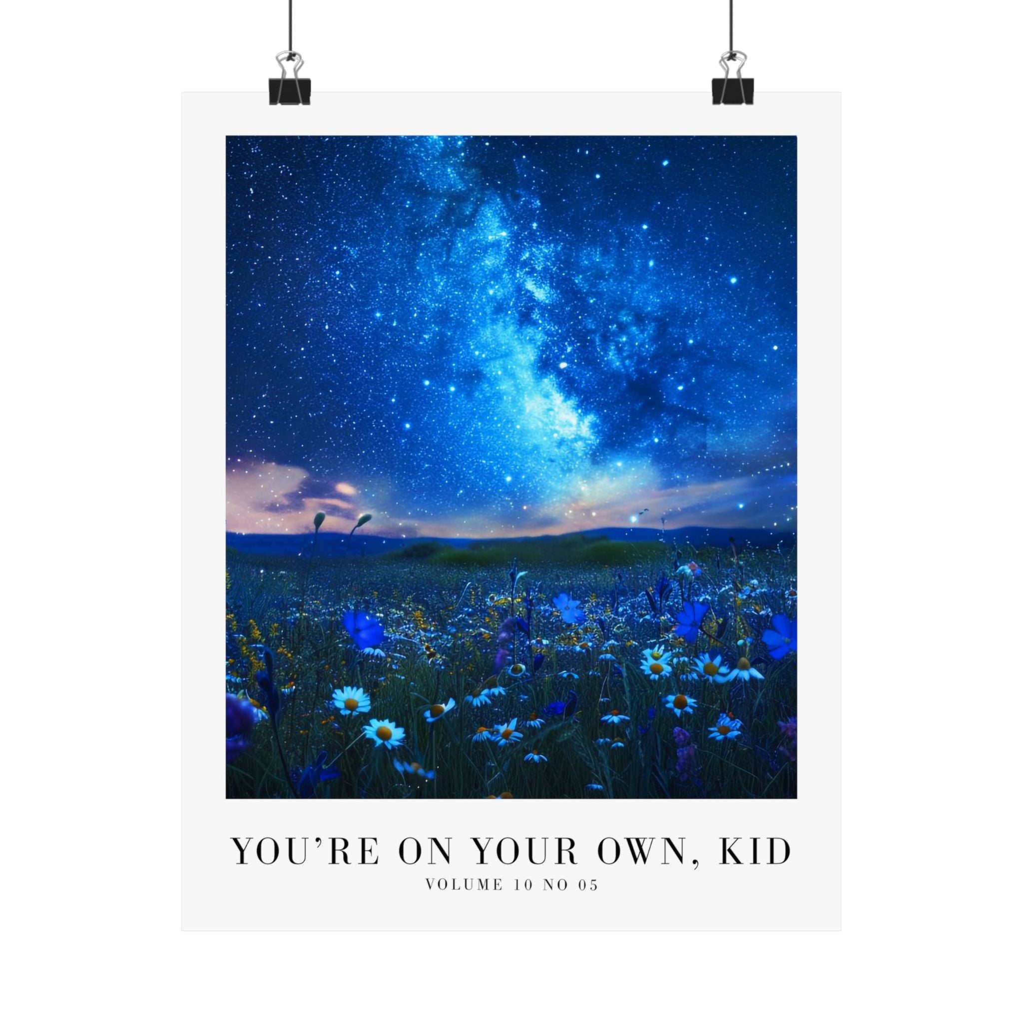 You're On Your Own, Kid Midnights Taylor Swift–inspired poster — detail view 2