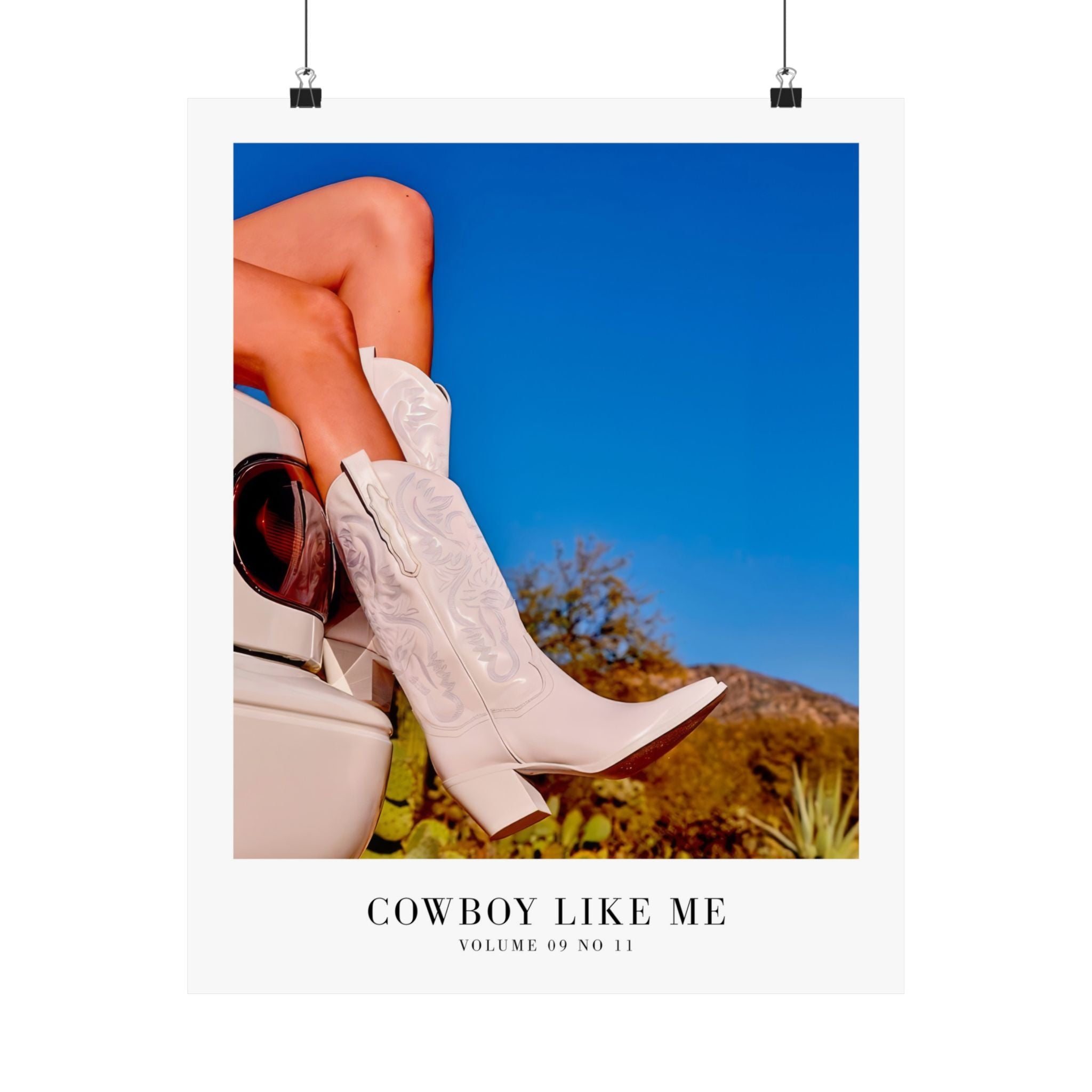 Cowboy Like Me Evermore Taylor Swift–inspired poster cowgirl western