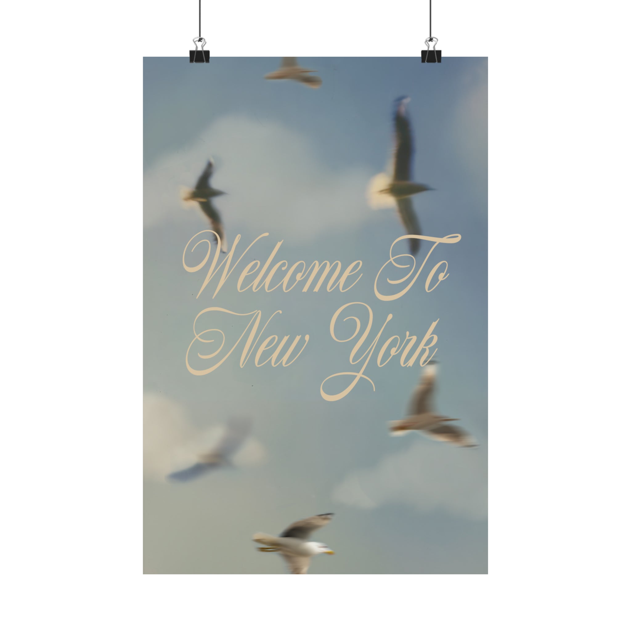 Welcome to New York 1989 Seagull Print - Haus Of Moods